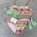 Selini Action Multi Floral Kids Bikini Set 12Y Handmade