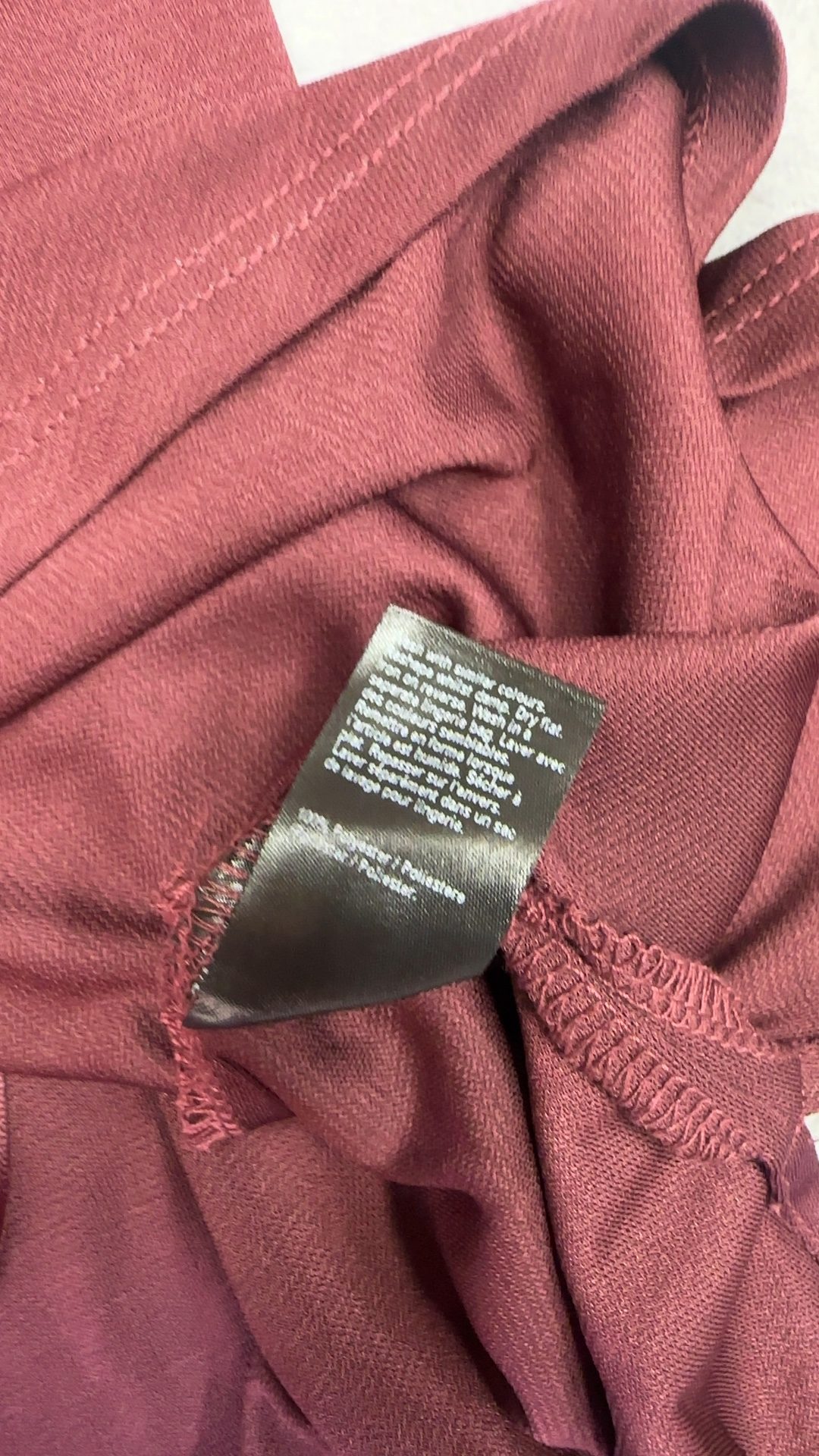 River Island Dark Red Strapless Asymmetric Hem Tube Top Medium image 5