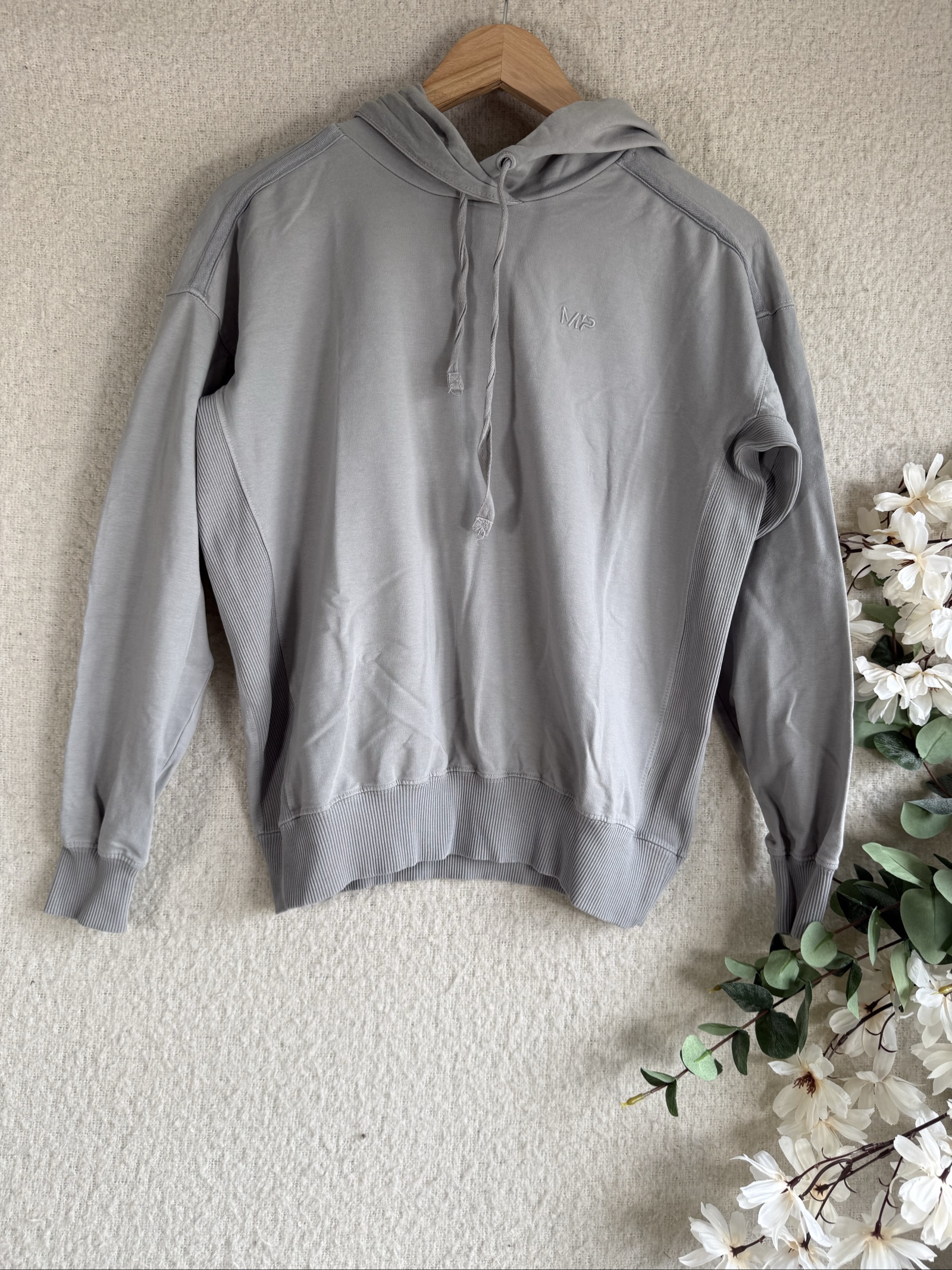 MP Grey Hooded Sweatshirt Small Casual Athletic Style UK Small