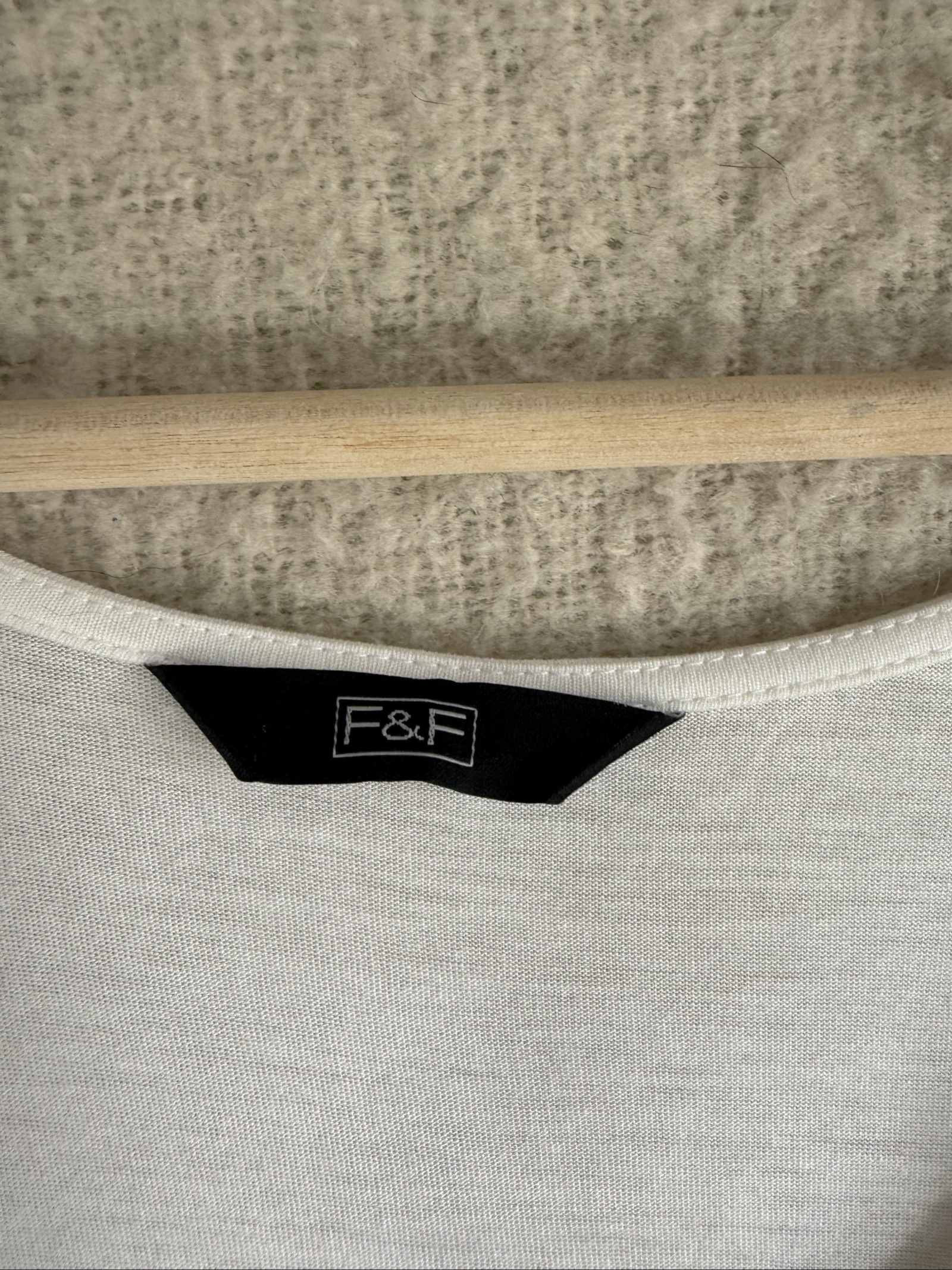 F&F White Embroidered Sleeveless Top UK Medium Lightweight Summer Layer image 4