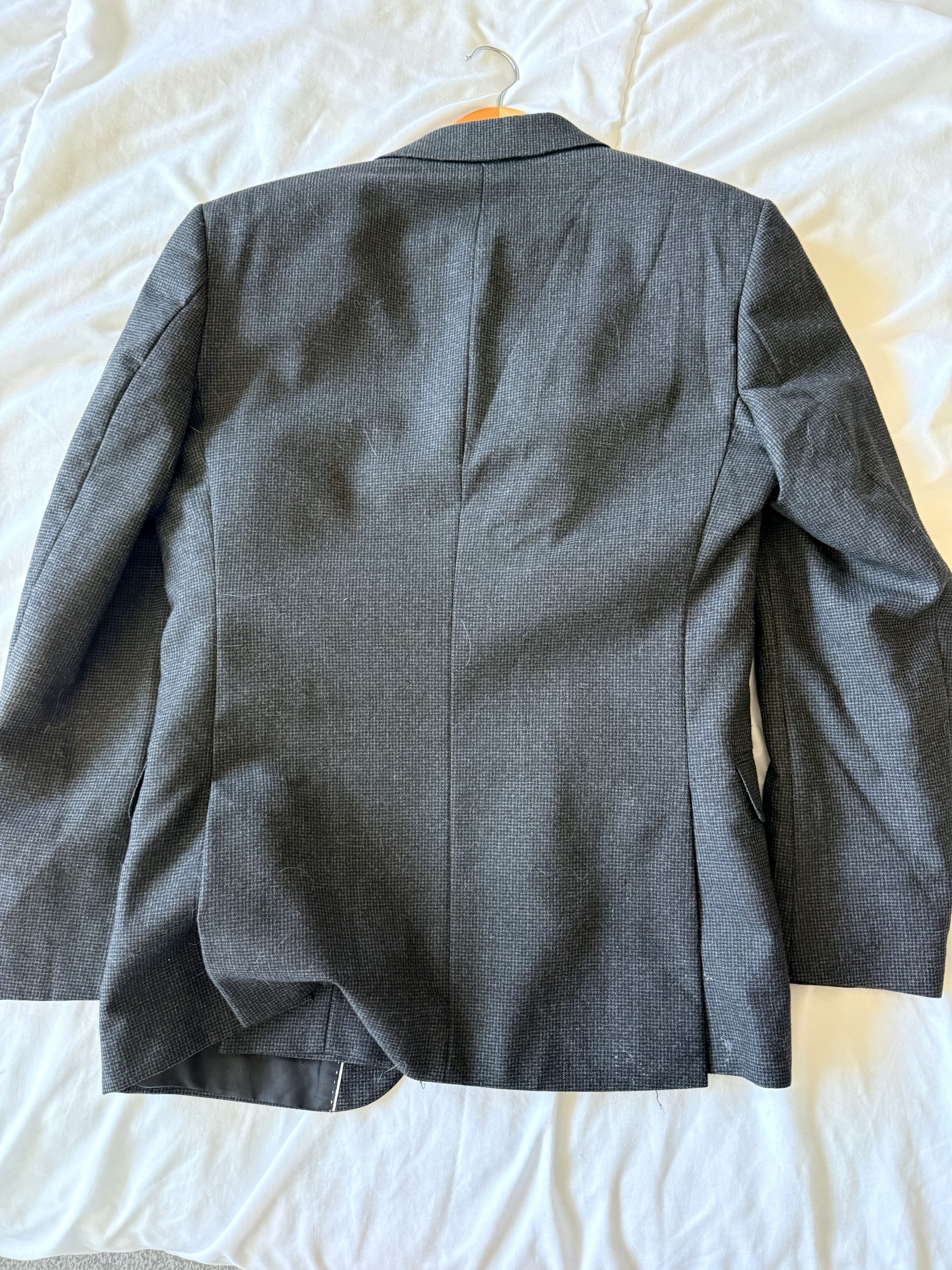 Ben Sherman Grey Men’s Wool Blend Suit Jacket 38R and Trousers 32R image 6