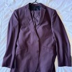Ben Sherman Burgundy Suit Jacket & Trousers 32R Jacket 38R