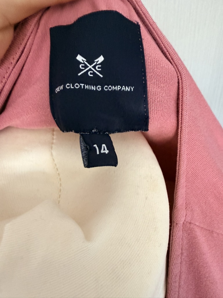 Crew Clothing Company Dusty Pink Puff Sleeve Wrap Top UK 14 image 5