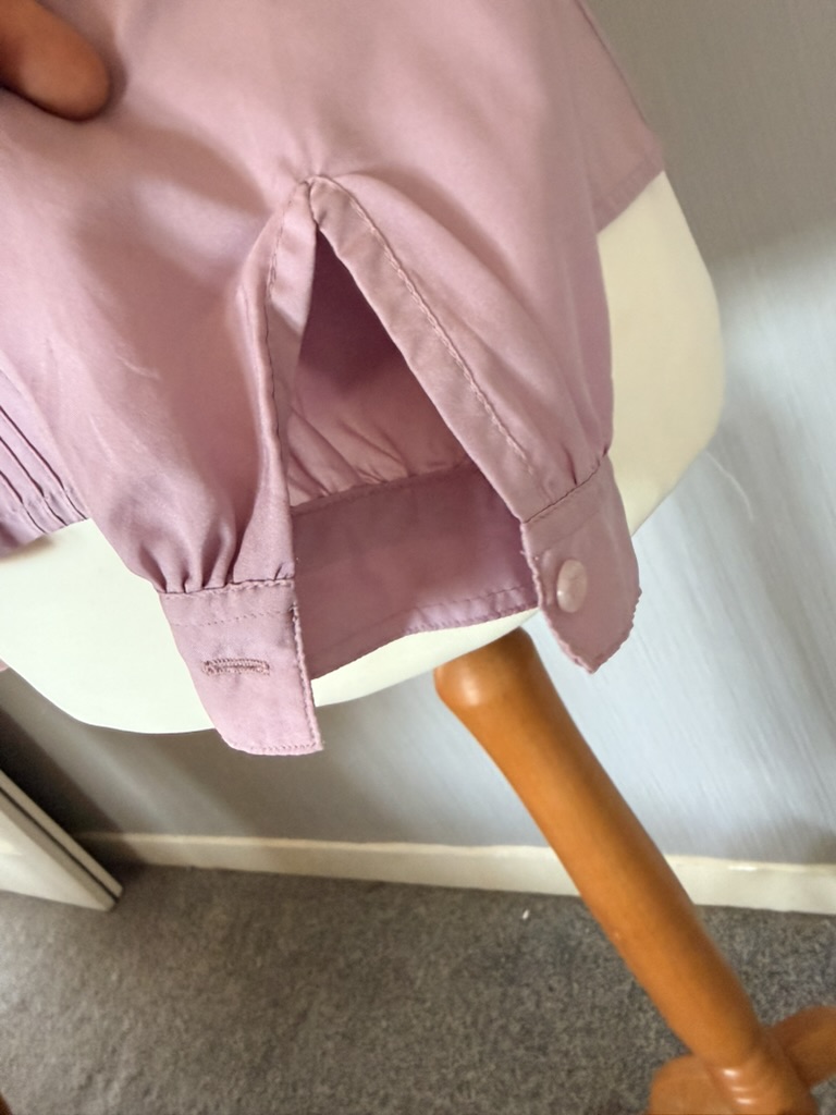 Present Co. Lilac Long Sleeve Shirt Small Button Detail 14 image 3