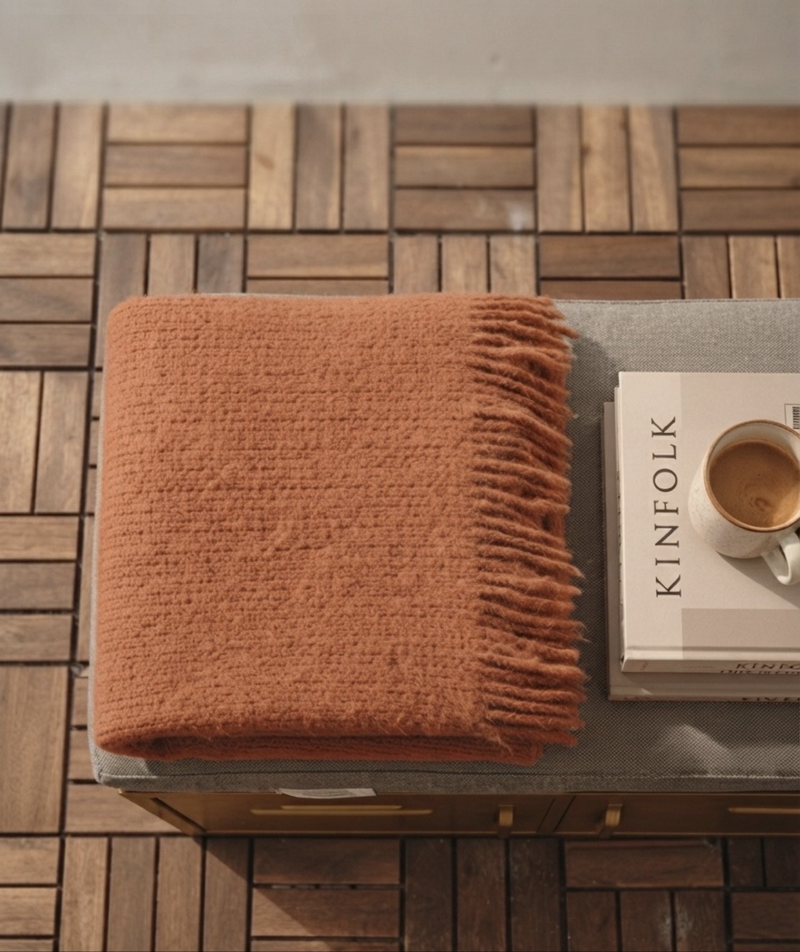 Rust Brown Ultra Soft Throw Blanket Cozy Warm image 2