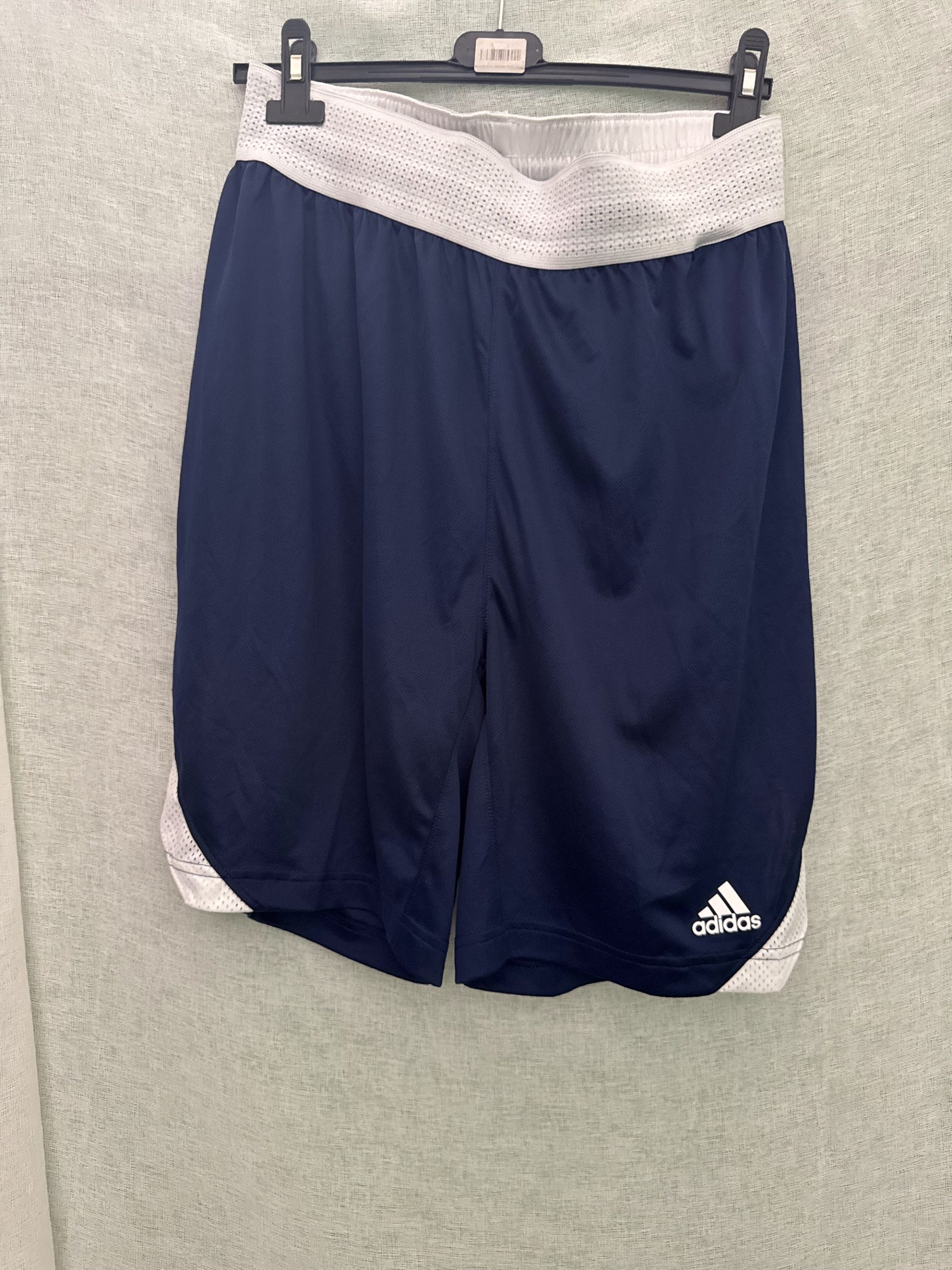 Short baloncesto Adidas Player ID – Azul marino, talla LT, nuevo