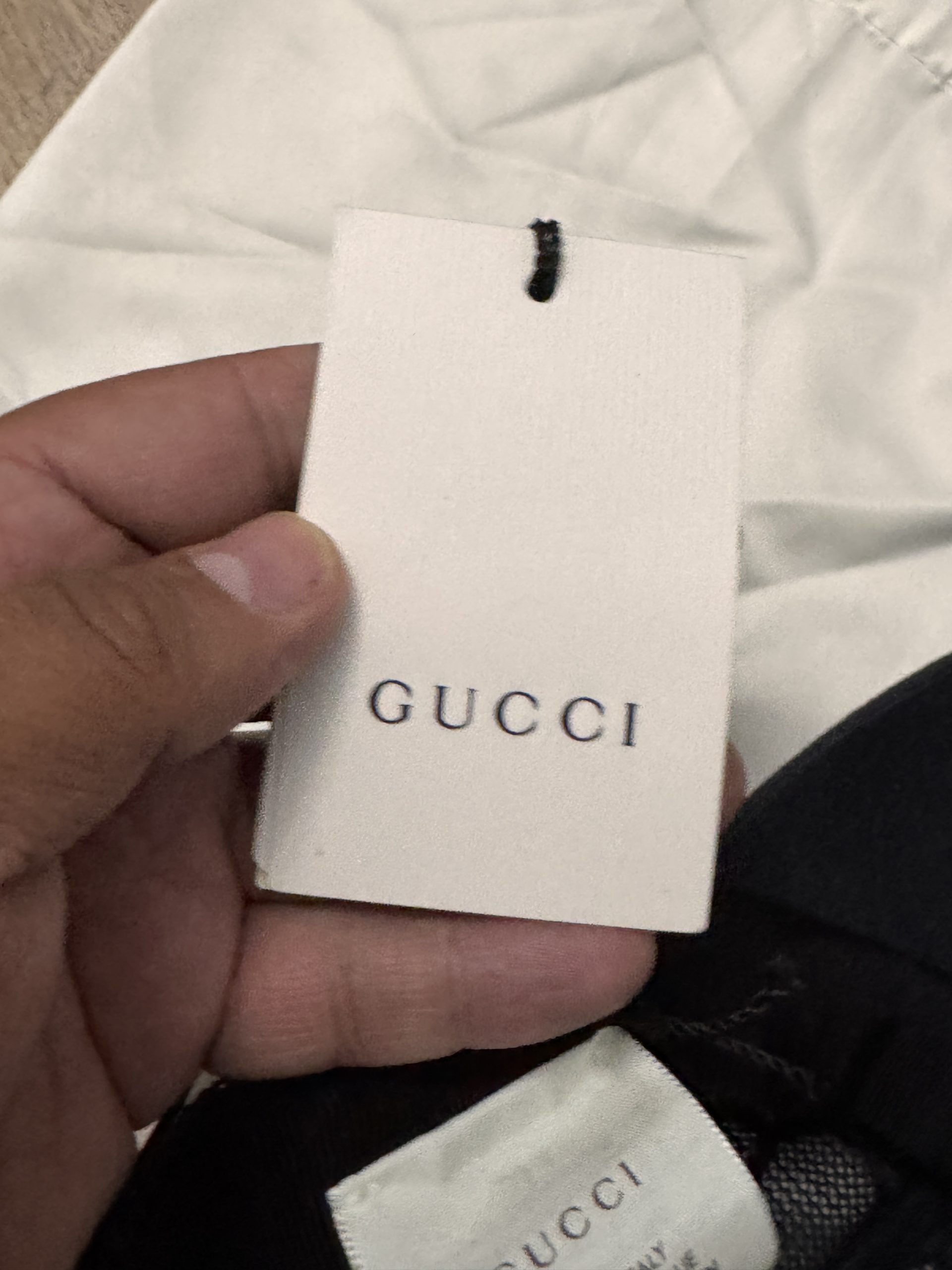 Gucci Black Mesh Logo Lace Baseball Cap -S image 10