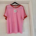 Paper Heart Pink & Red T-Shirt Sz 8 but oversized - Soft Cotton