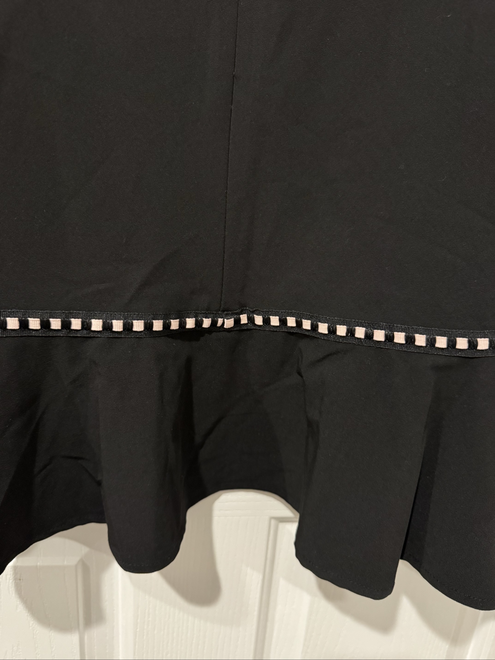 Katies Black Ruffle Hem Skirt Size 14 image 4