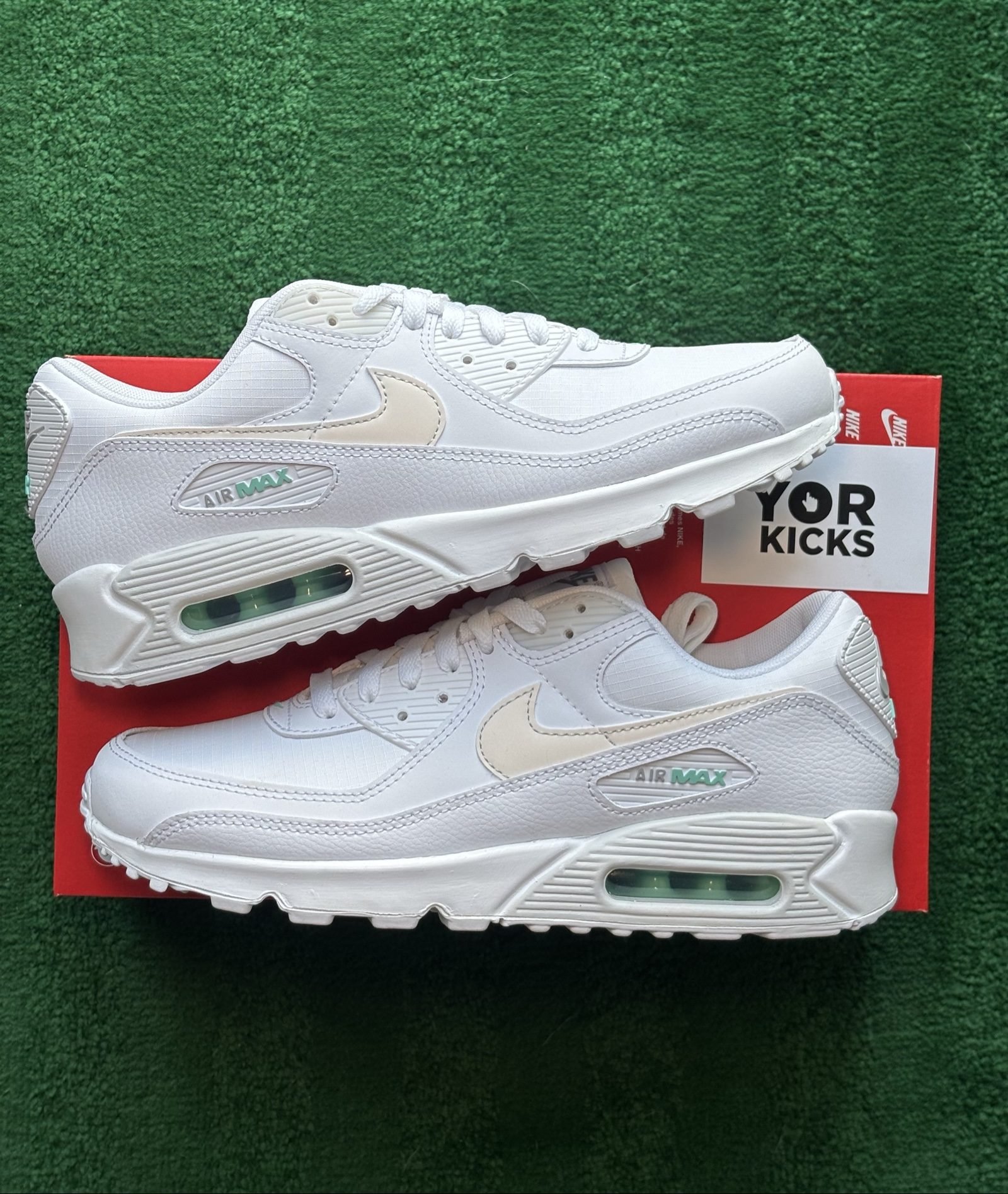 UK 8 Nike Air Max 90 | White DJ5150-100 | New image 2