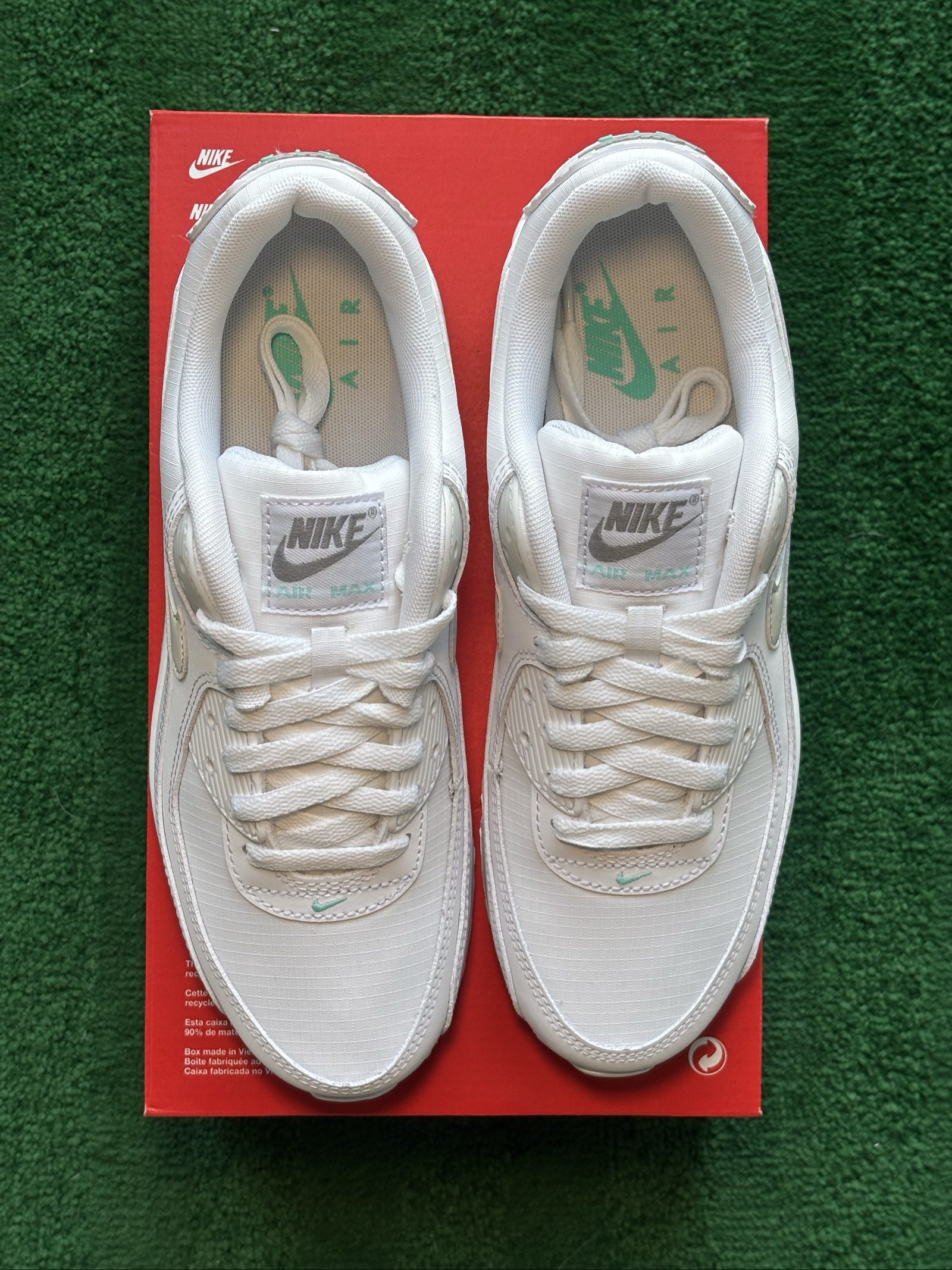 UK 8 Nike Air Max 90 | White DJ5150-100 | New image 4