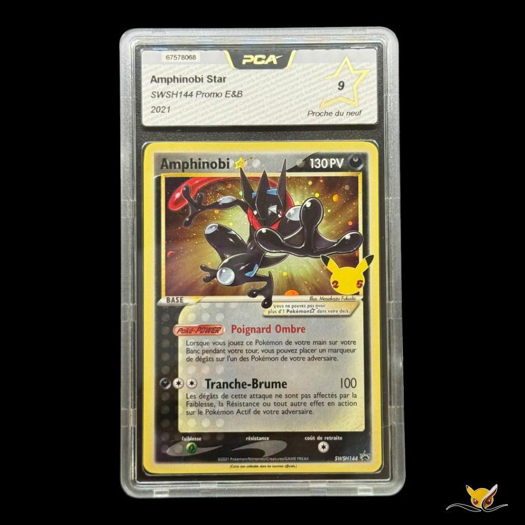 Pokémon Amphinobi Star SWSH144 Carte Promo Édition 2021 Note 9