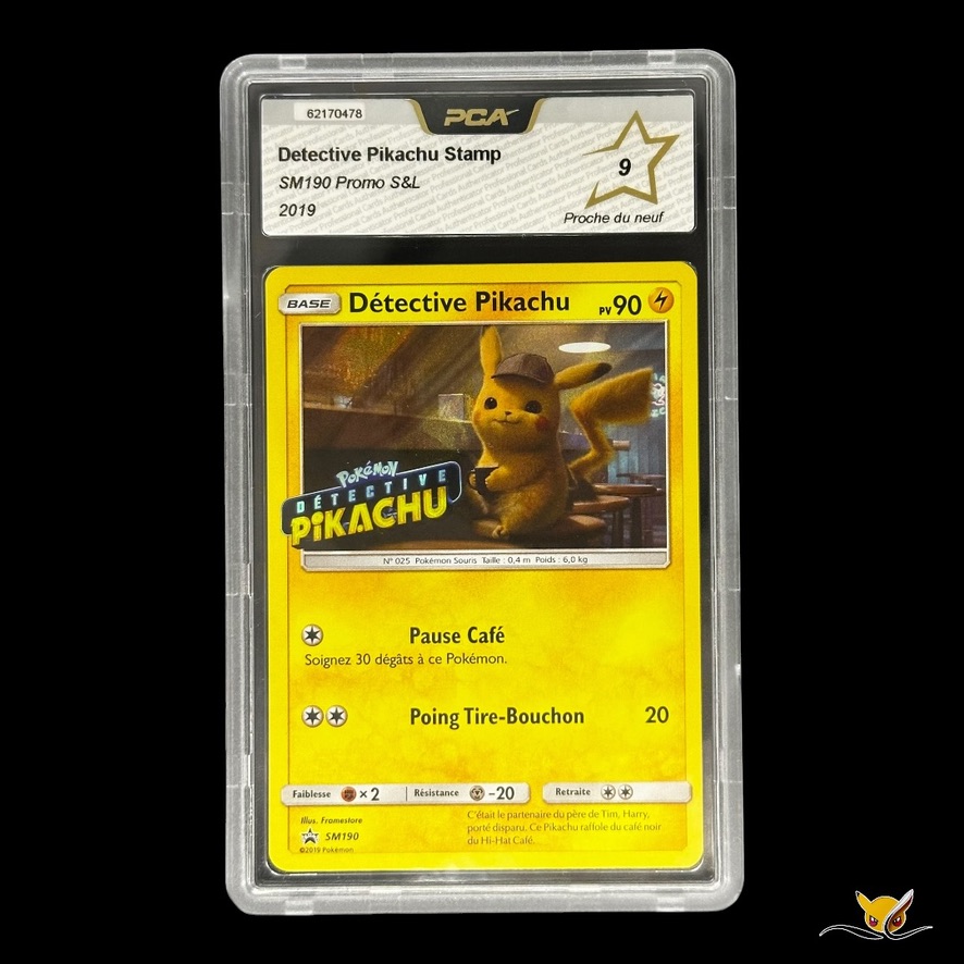 Detective Pikachu Yellow Pokémon TCG Card Promo 2019 PCA 9 Near Mint