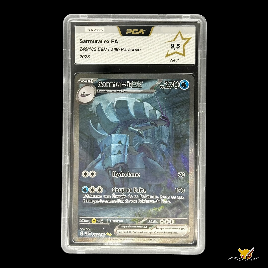 Sarmurai ex FA PCA Graded 9.5 Mint 2023 French Pokémon Card