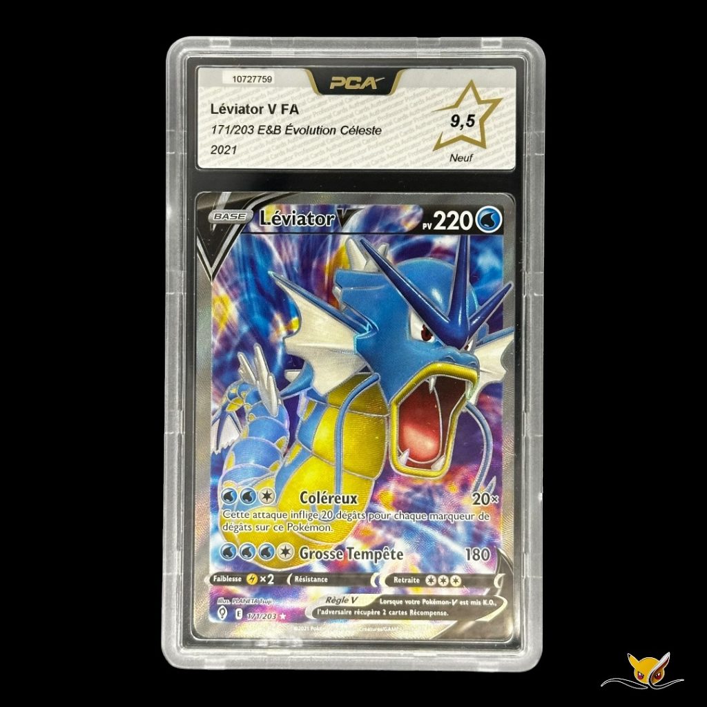 PCA Léviator V FA Bleu & Jaune Carte Pokémon Neuf 9.5
