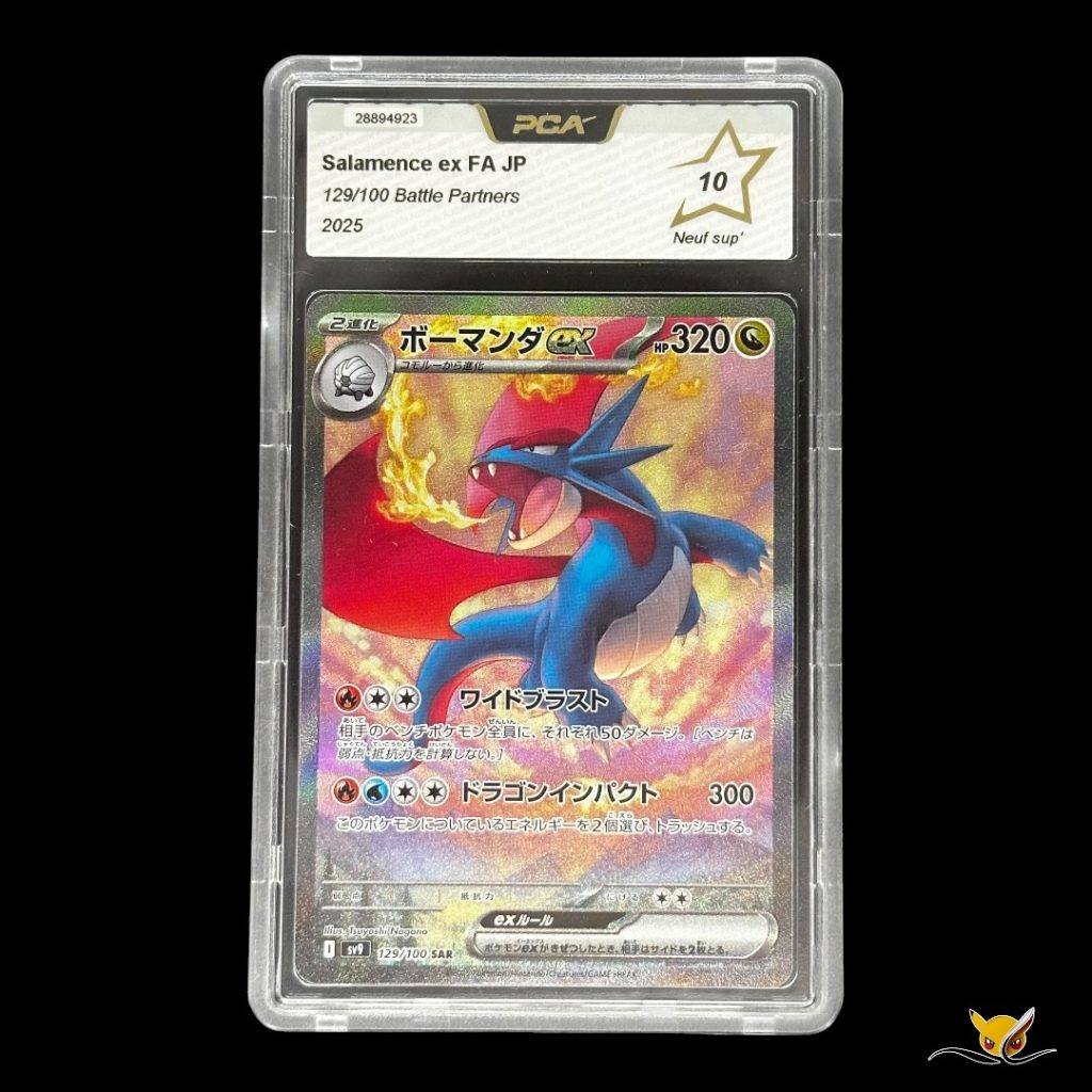 Salamence ex FA JP Battle Partners 129/100 PCA 10 Graded Card 2025