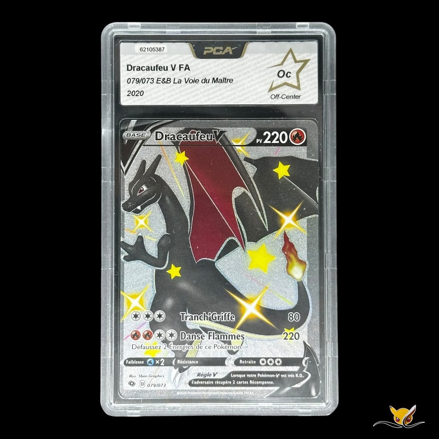 Dracaufeu V FA Fire Shiny Pokémon Card 2020 PCA Graded