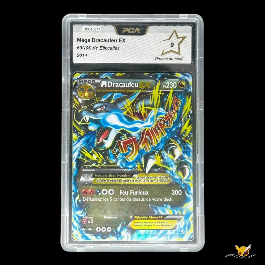 Méga Dracaufeu EX Carte Pokémon EX 2014 PCA 9 Près du neuf