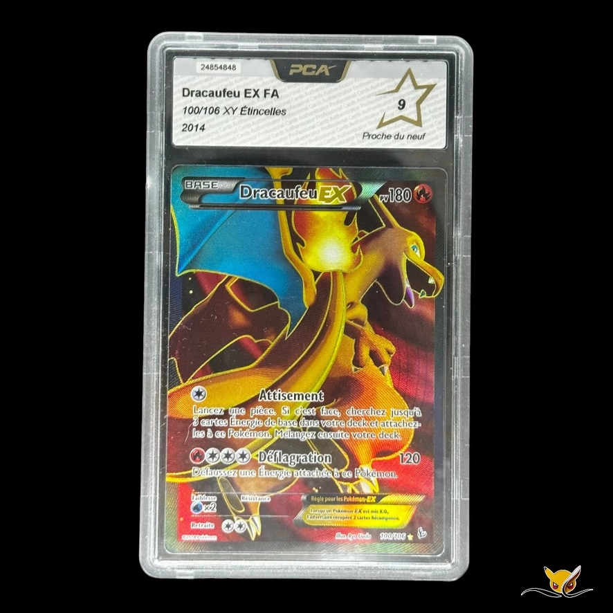 PCA Grade 9 Dracaufeu EX FA 2014 Carte Pokémon Rare