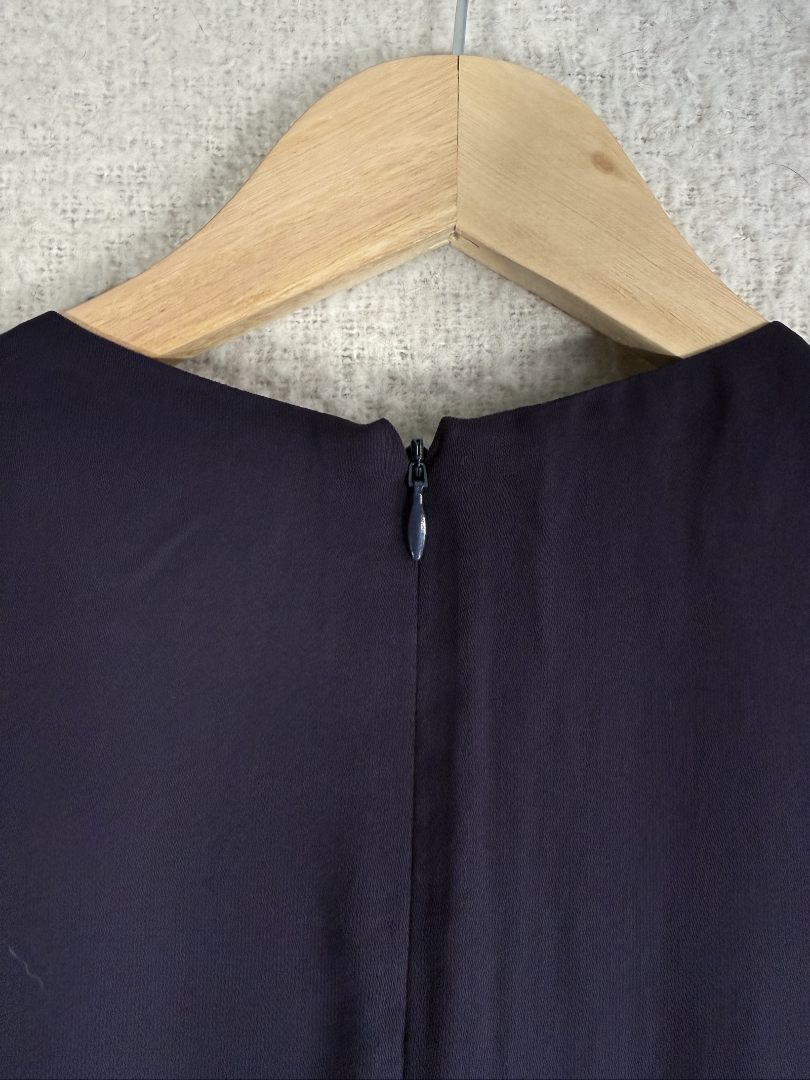 Reiss Navy Blue Chiffon Sleeve Mini Dress UK 8 Stylish Occasion Dress image 6