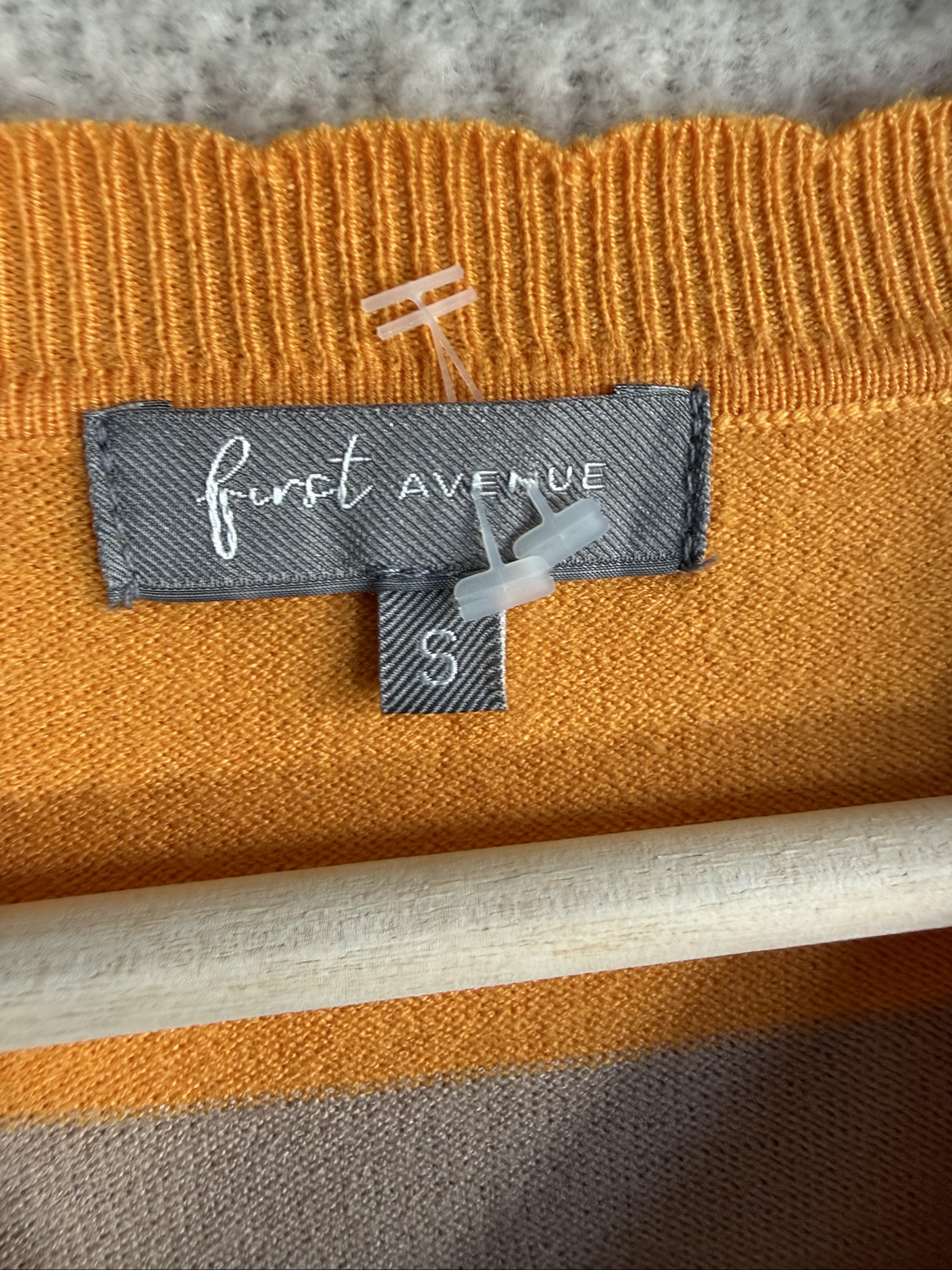 First Avenue Multi Colour Block Knit Top Small Stylish Striped Jumper image 3