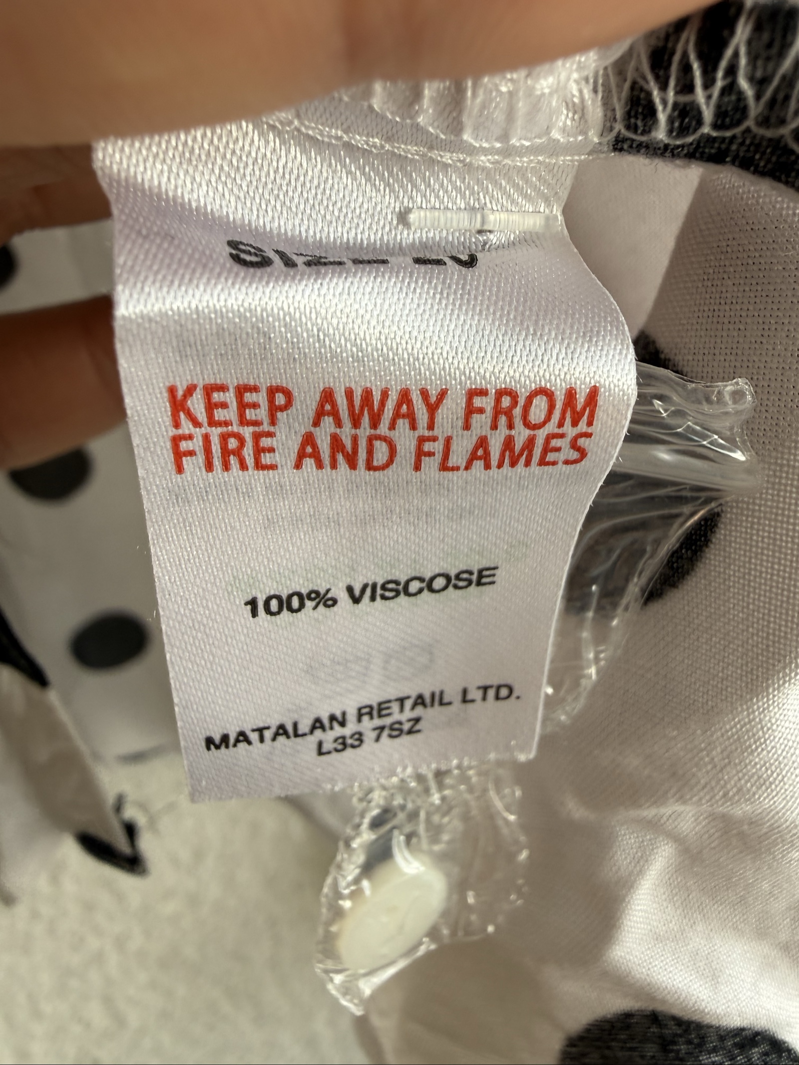 Papaya Black & White Polka Dot Button Front Peplum Blouse UK 20 image 7