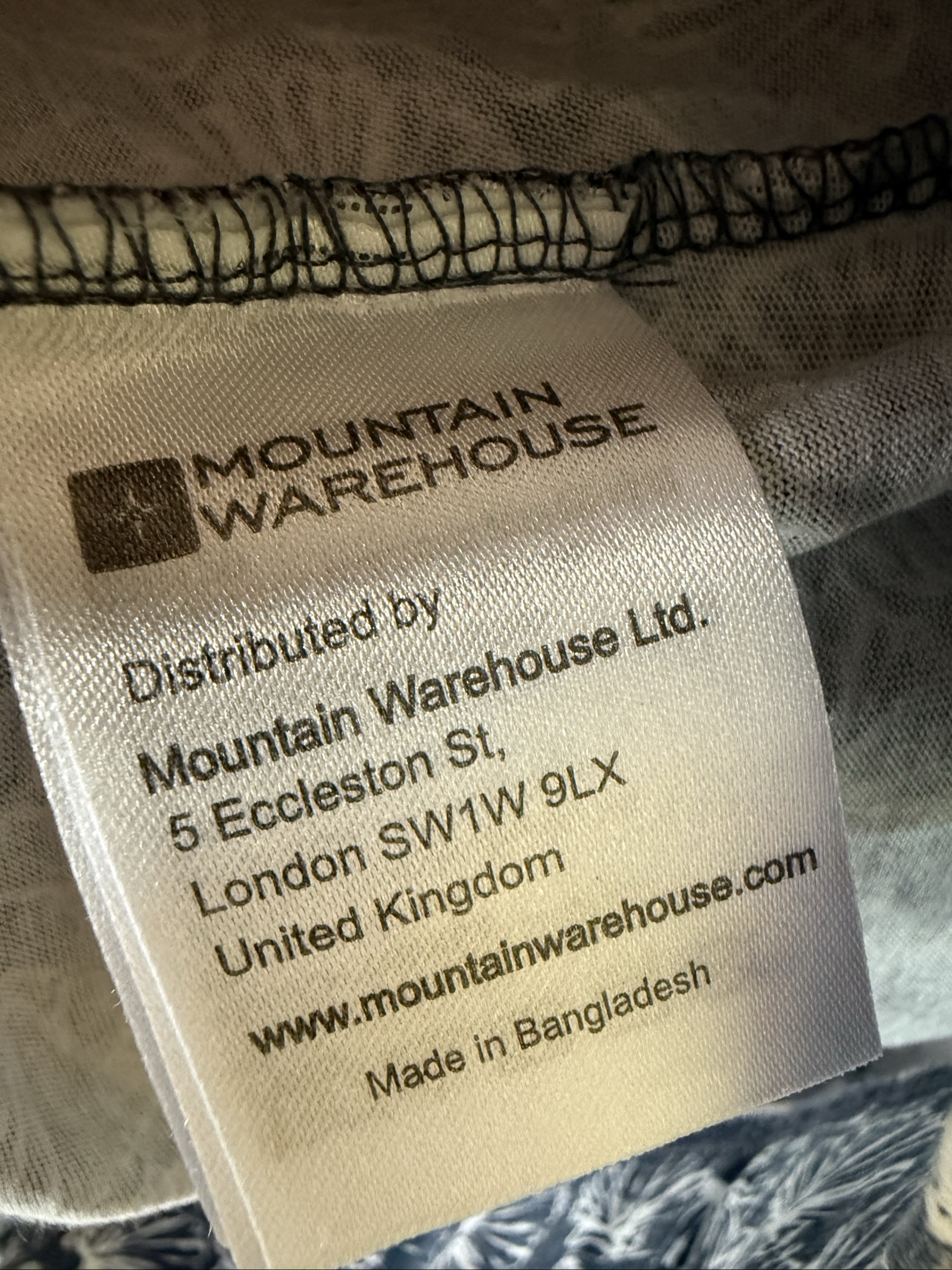 Mountain Warehouse Navy & White Printed A-Line Skirt UK 12 Casual Summer image 5
