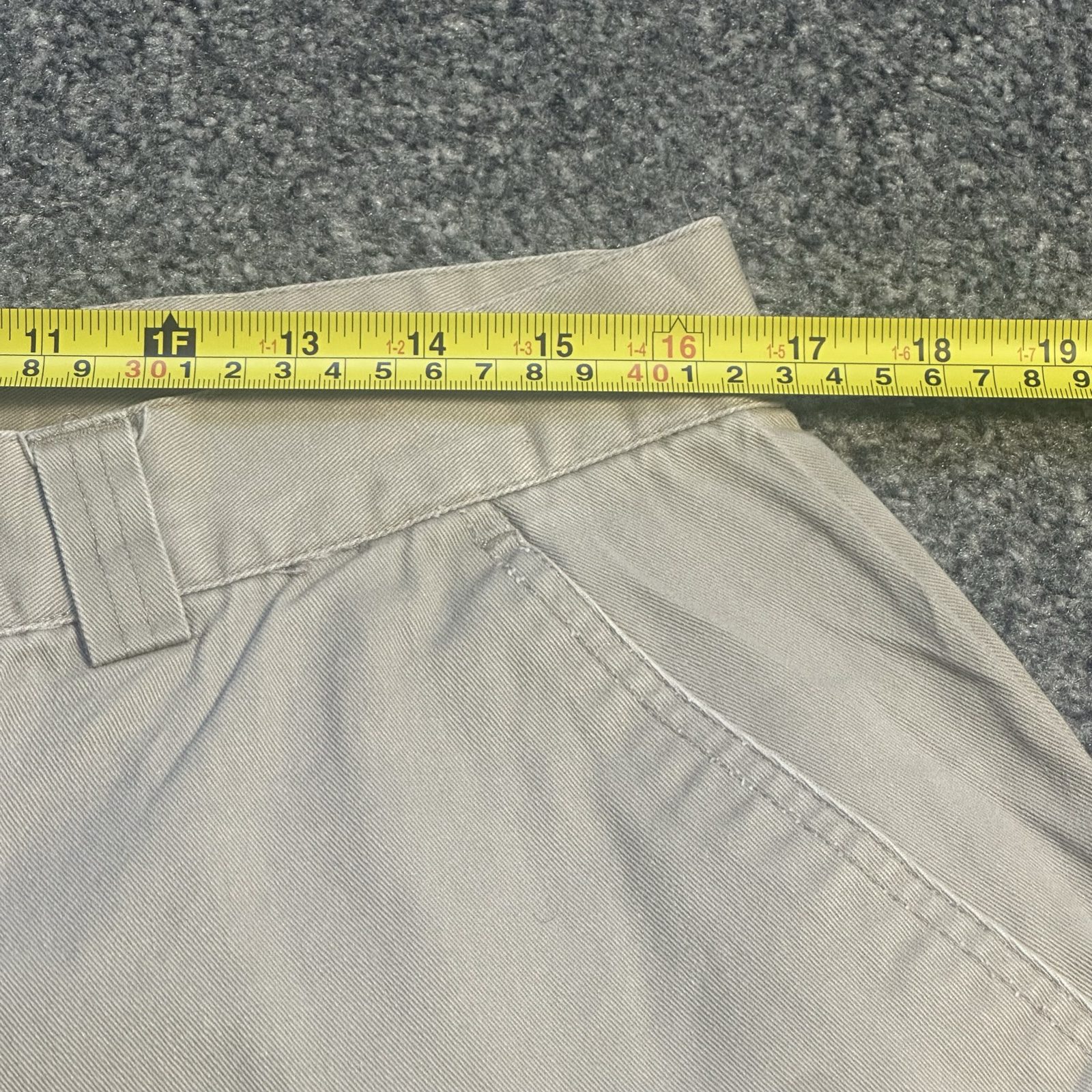 3LFE Y2K Baggy Cargo Shorts Stone Beige Japanese Streetwear Vintage image 4
