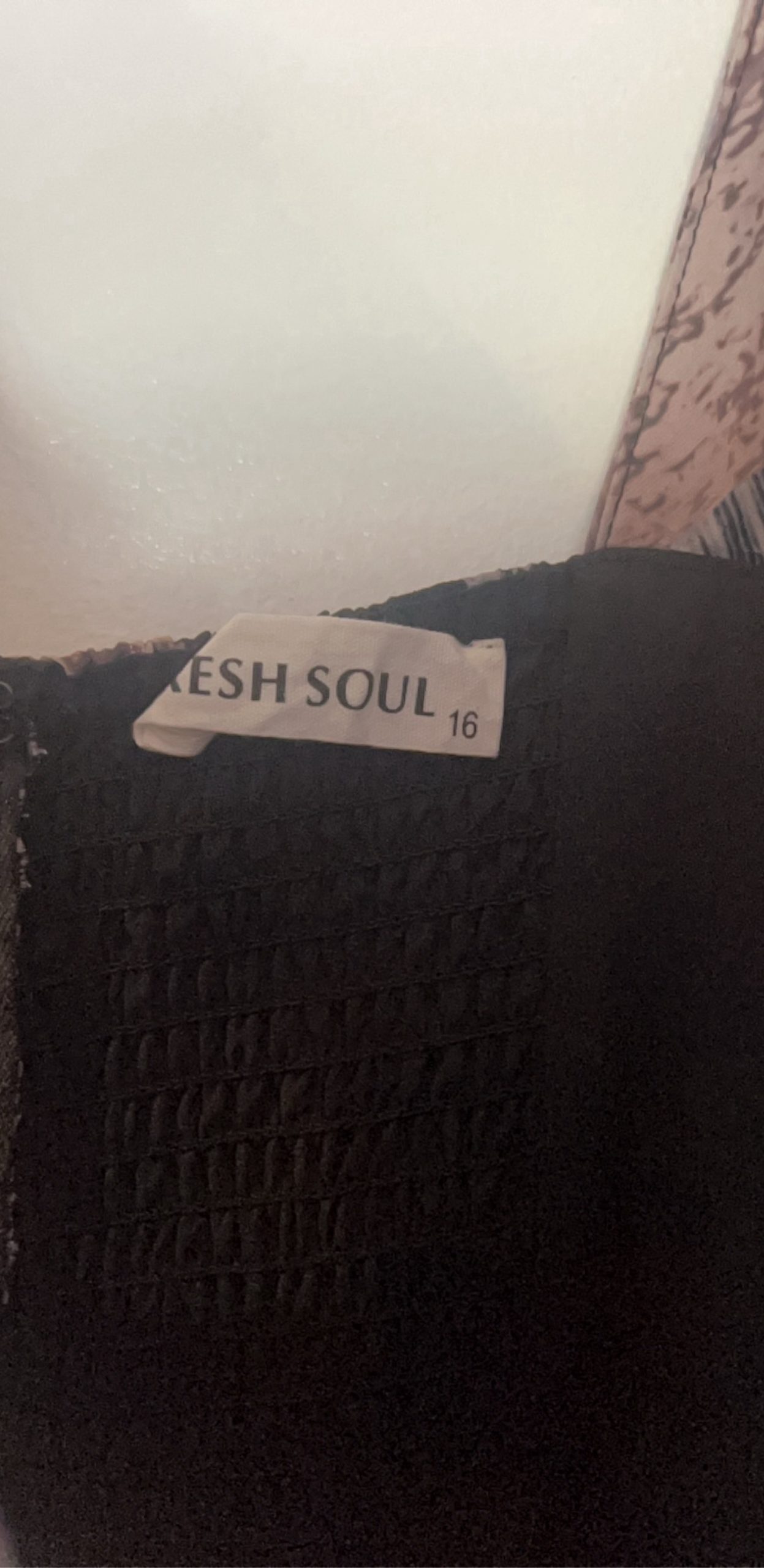 Fresh Soul Black & Brown Leaf Print Maxi Dress Size 16 image 2