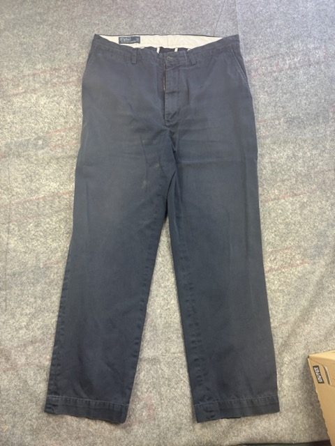 Polo by Ralph Lauren Navy Cotton Chinos W36 L32 Straight Fit