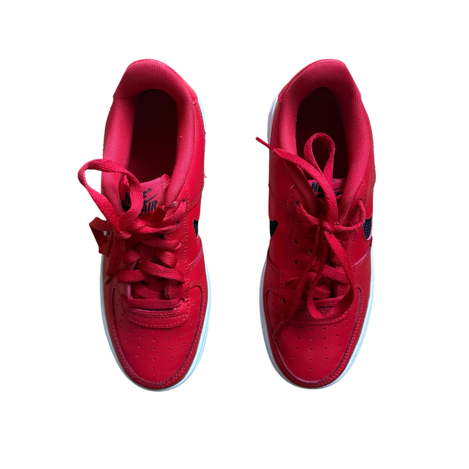 Nike Air Force 1 Low GS University Red Red Black UK 4 EU 36.5 Trainers DB2616-600