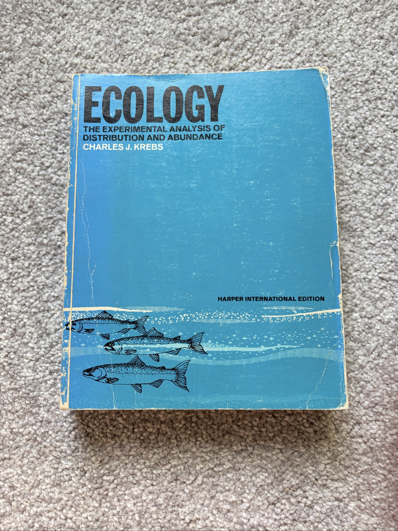 Ecology The Experimental Analysis Distribution Abundance Charles J. Krebs 1972