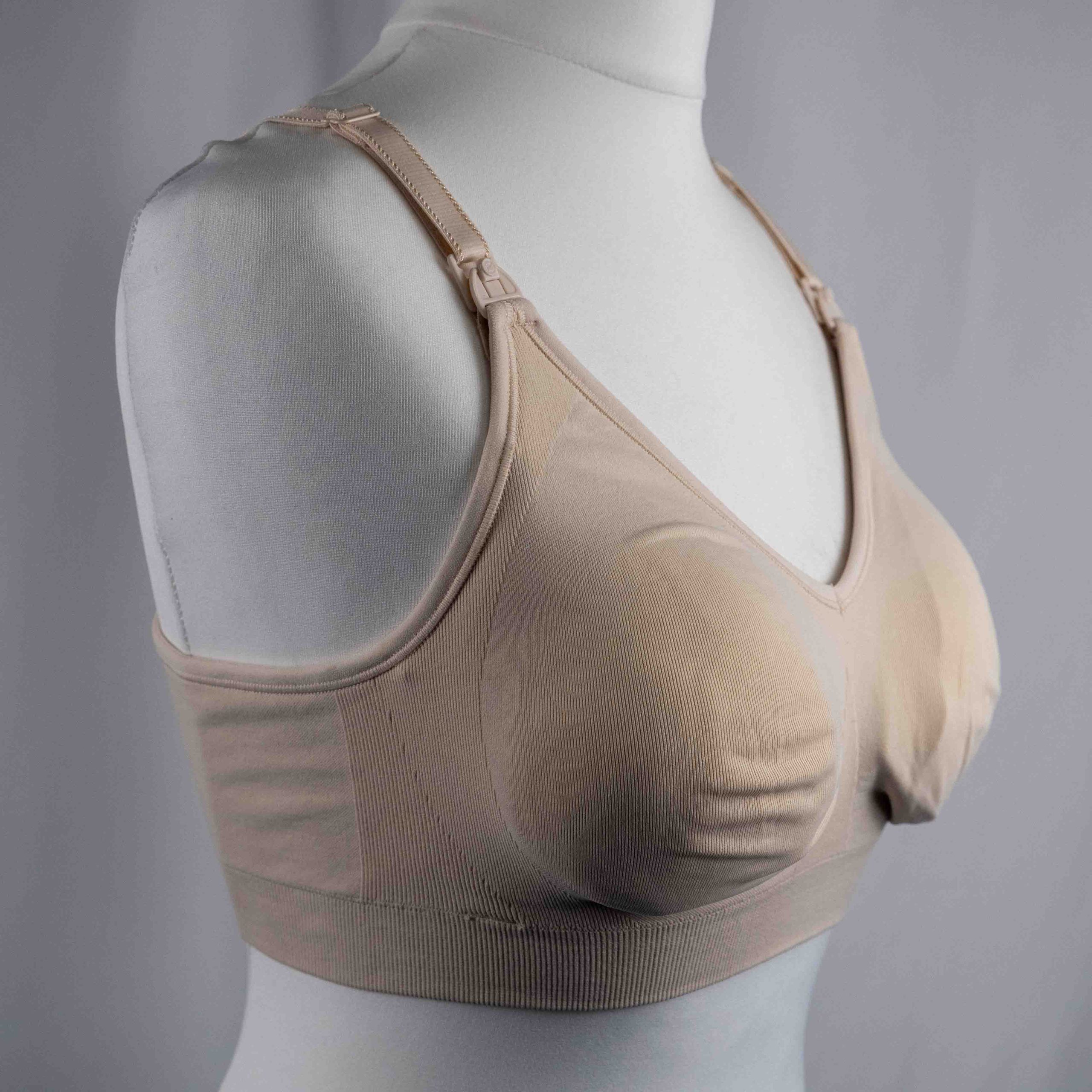 Bravado Body Beige Padded Nursing Bra Medium NWT image 2