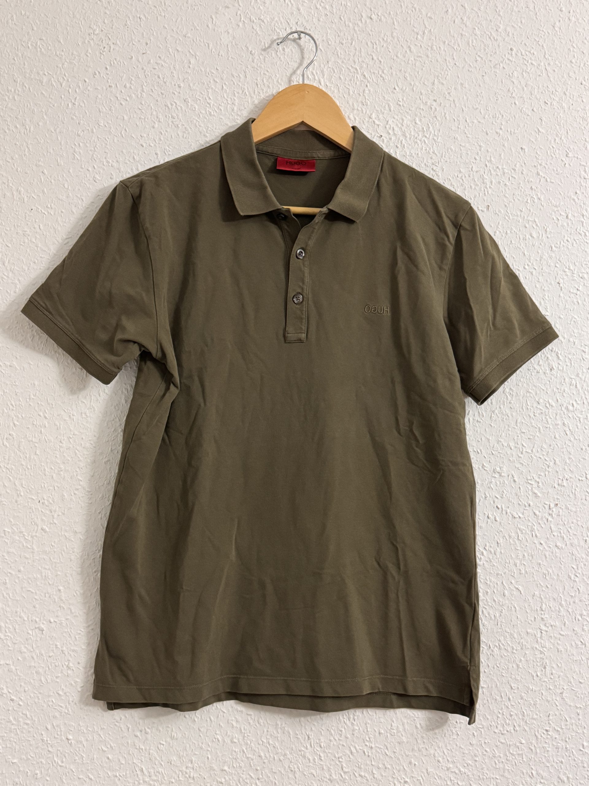 Hugo Boss Olive Green Polo Shirt Slim Fit M 2949