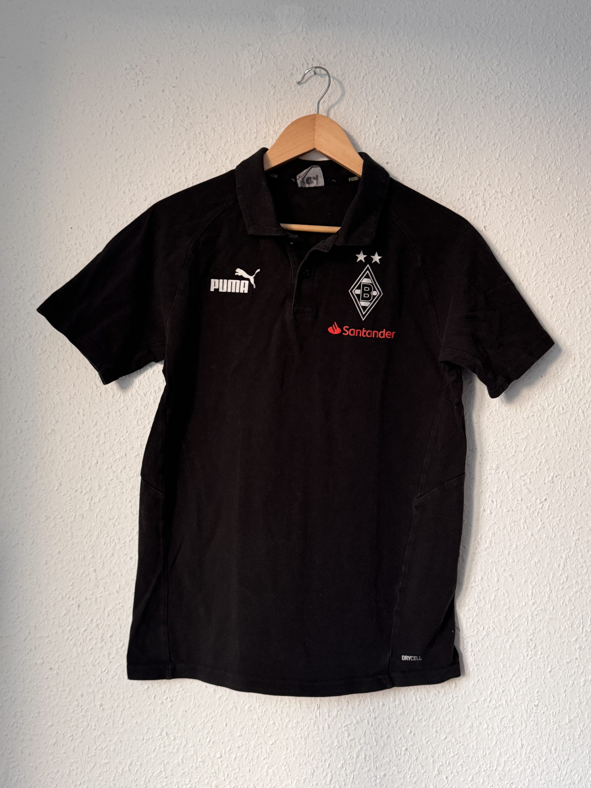 Puma Black Borussia Mönchengladbach Polo Shirt Small 2965