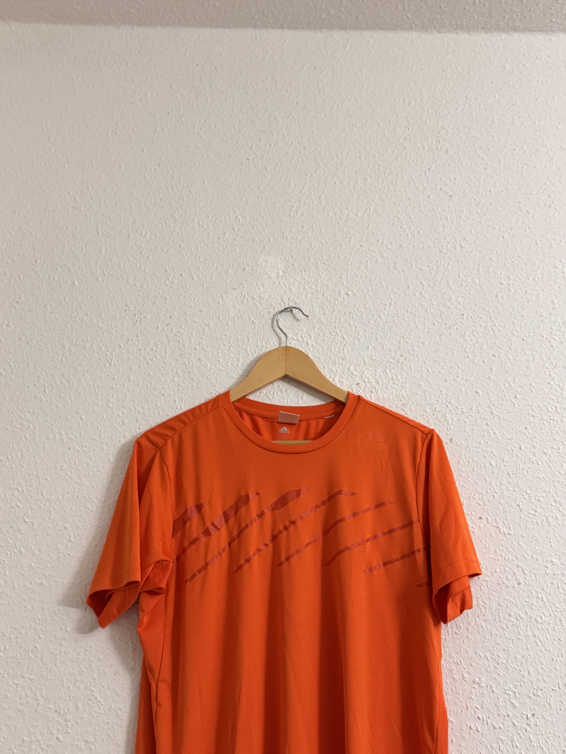Adidas Orange Climacool T-Shirt Medium Breathable 2933 image 2