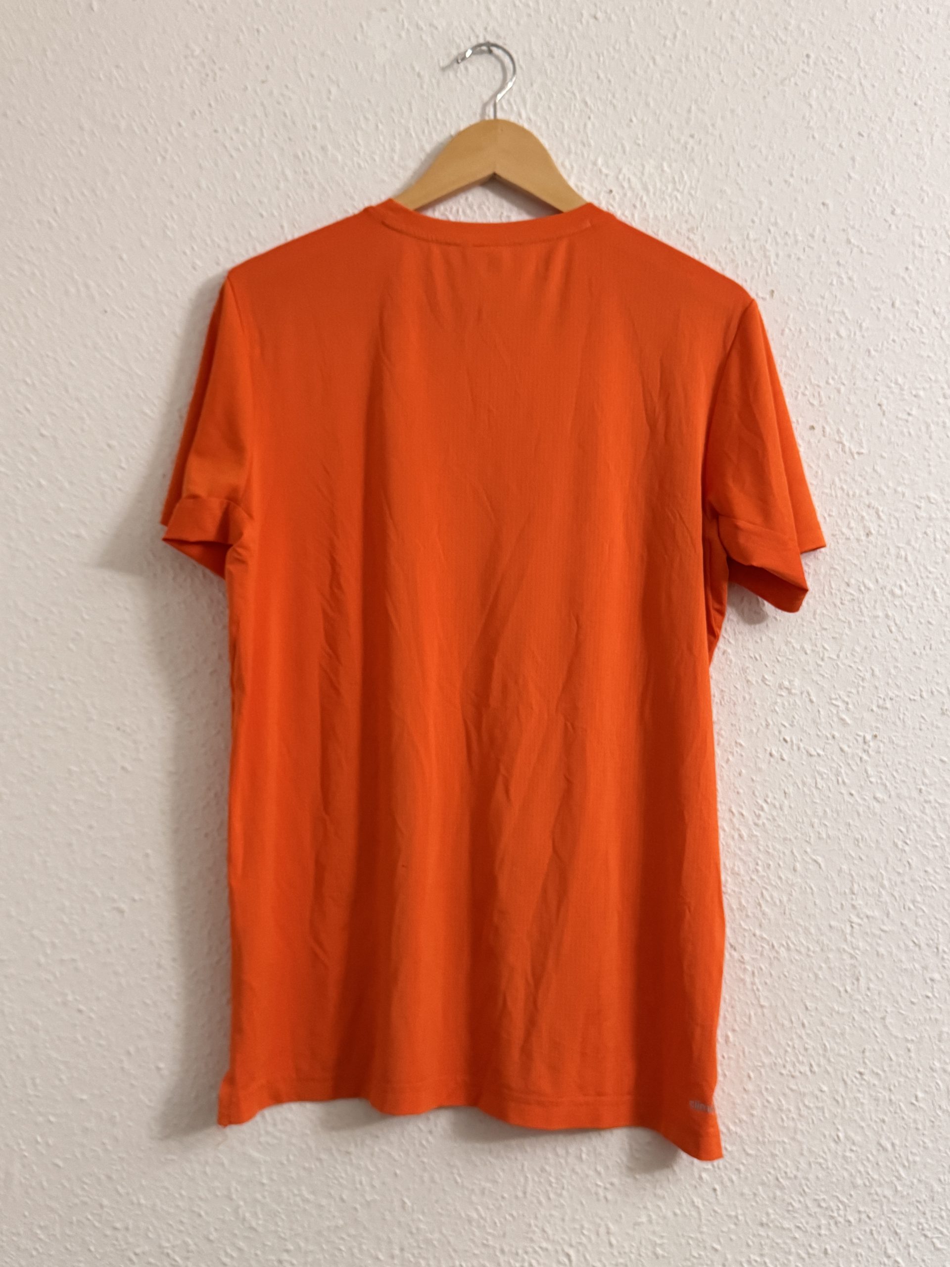 Adidas Orange Climacool T-Shirt Medium Breathable 2933 image 8