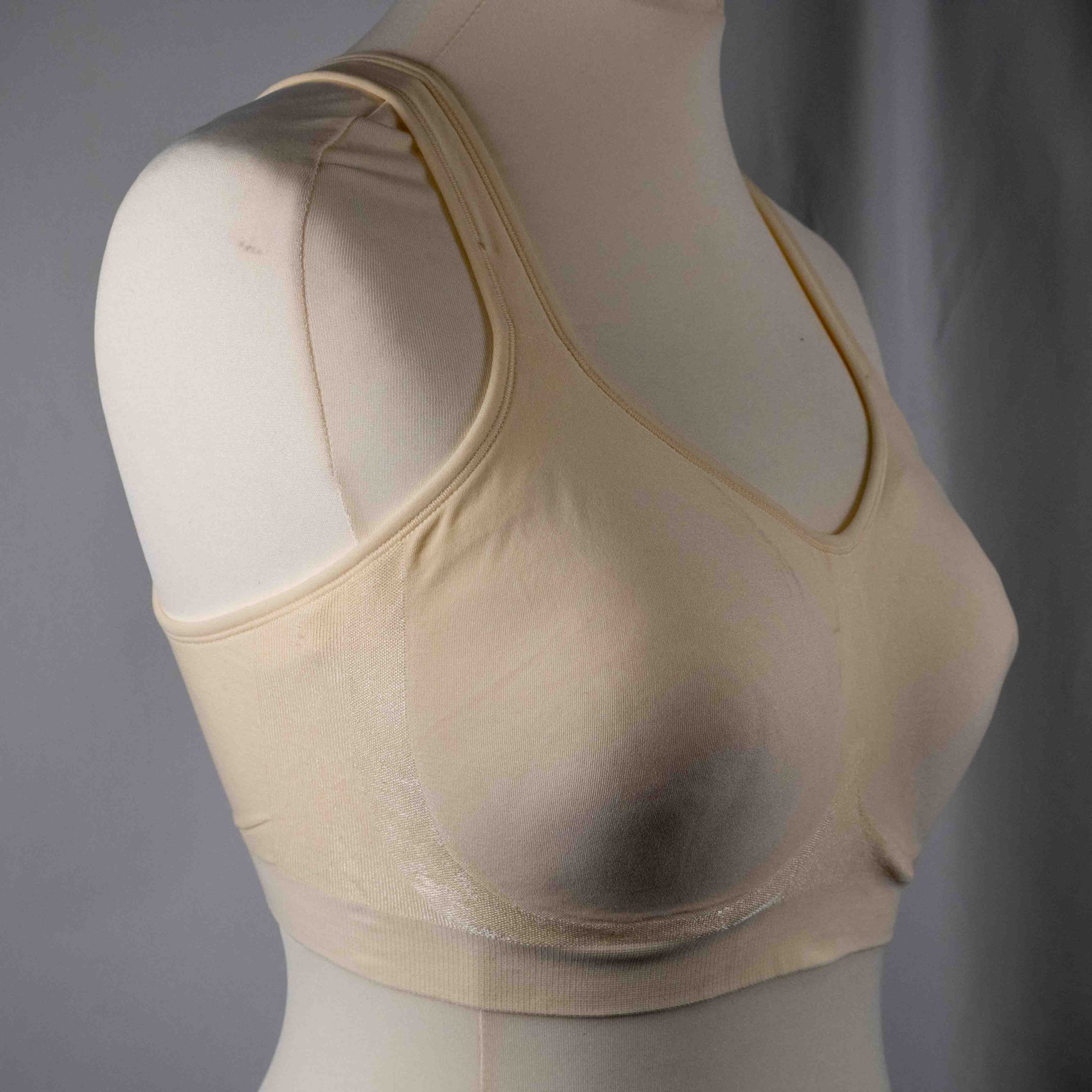 Truekind Cream Soft Wireless Bra XL NWT With Extender image 2