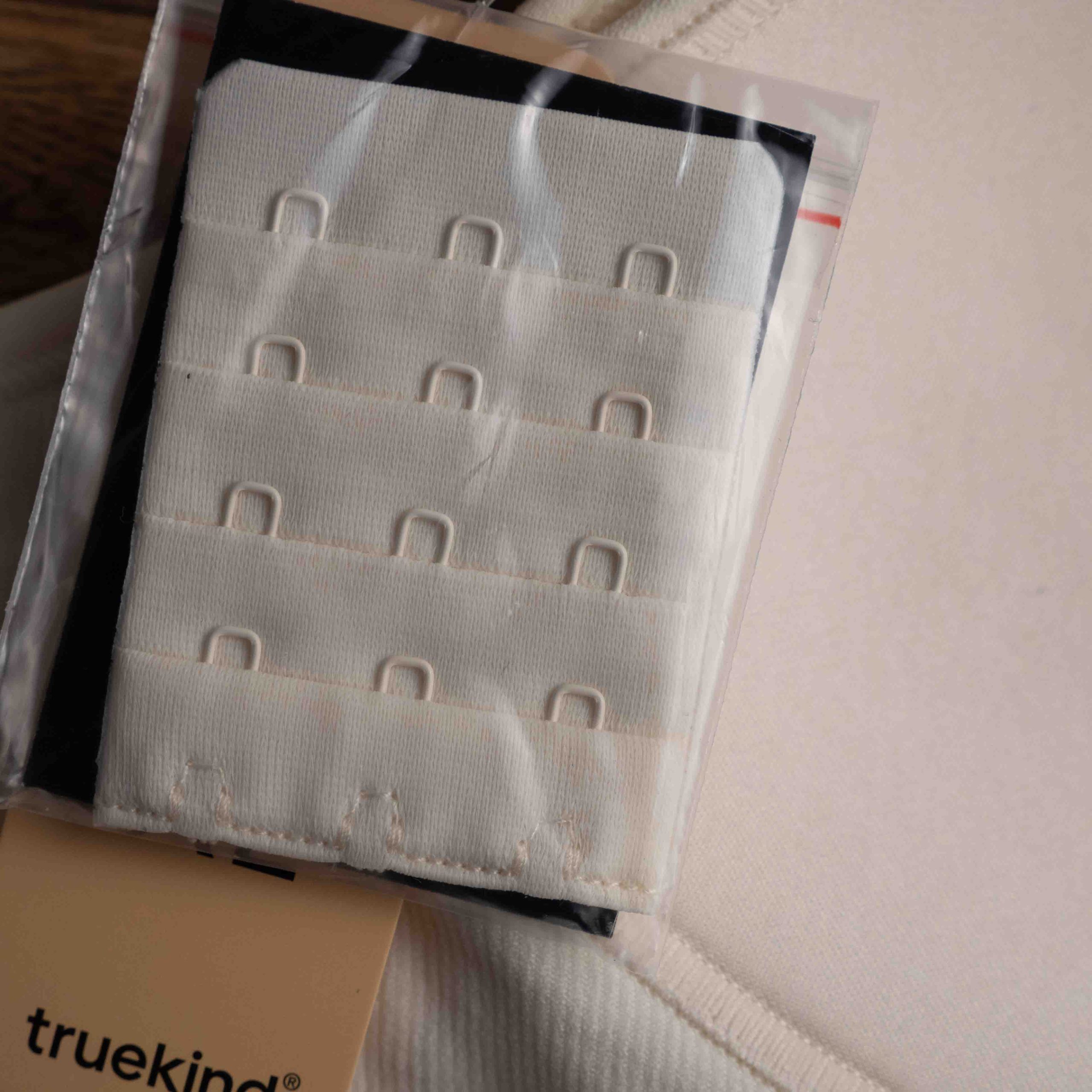 Truekind Cream Soft Wireless Bra XL NWT With Extender image 7