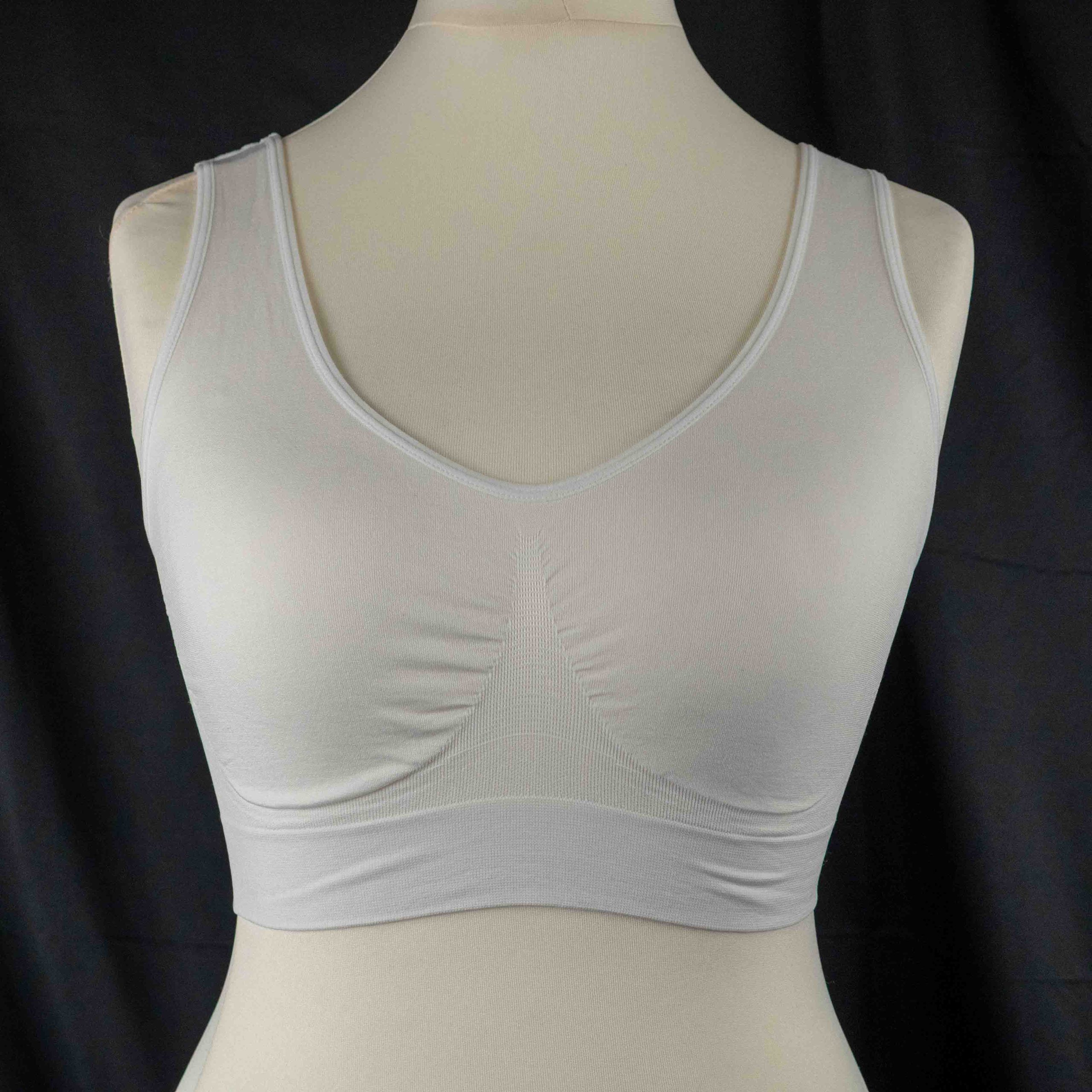 Eden House White Comfort Bra 14 New Without Tags