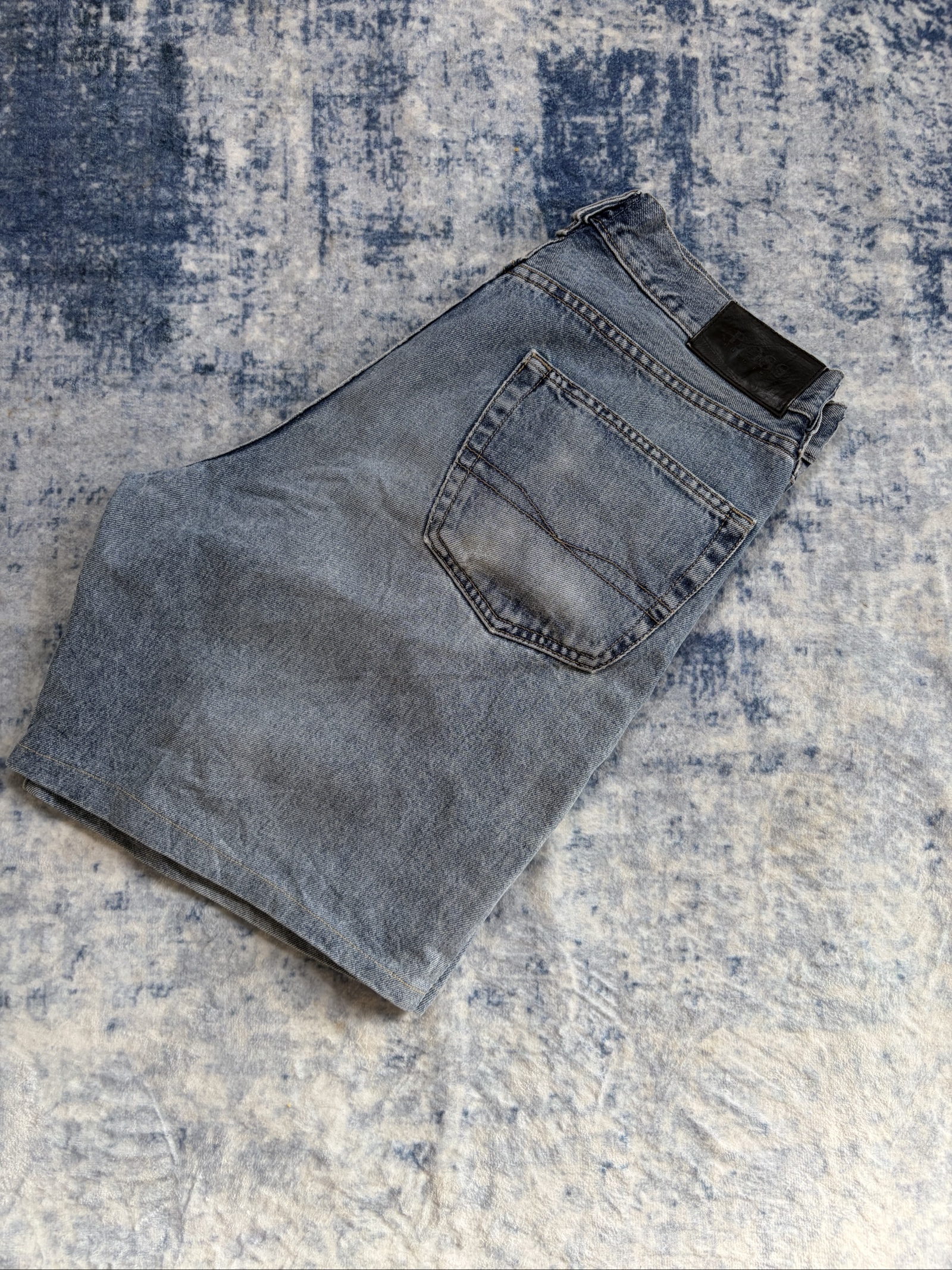 Hugo Boss Light Blue Denim Shorts Medium Classic Fit