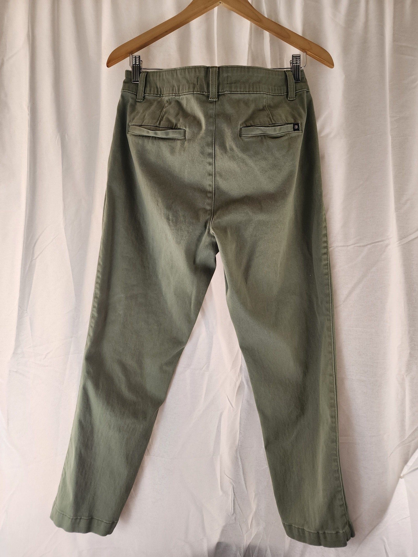 Banana Republic Olive Green Chino Pants Size 10 image 2