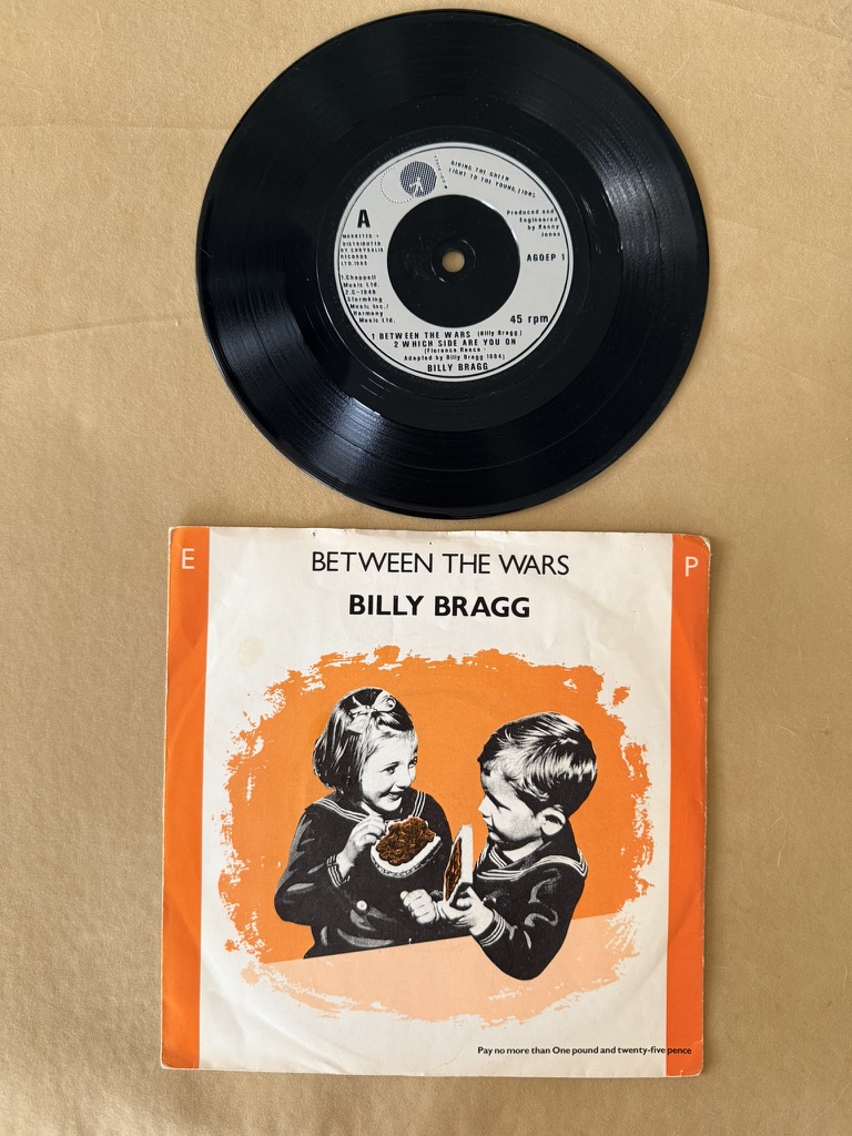 Billy Bragg Between The Wars Vinyl 7 Inch Single