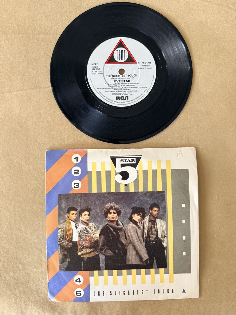 Five Star Vinyl The Slightest Touch 7 inch Single Record