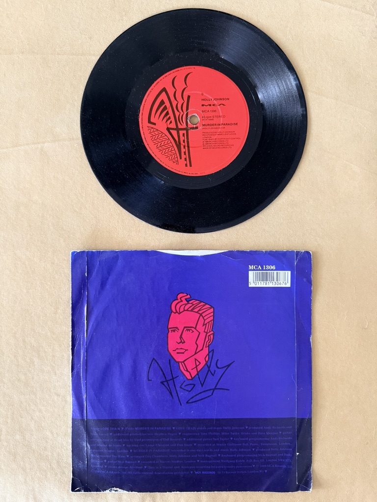 Holly Johnson 7in Vinyl Single Love Train MCA 1306 image 2
