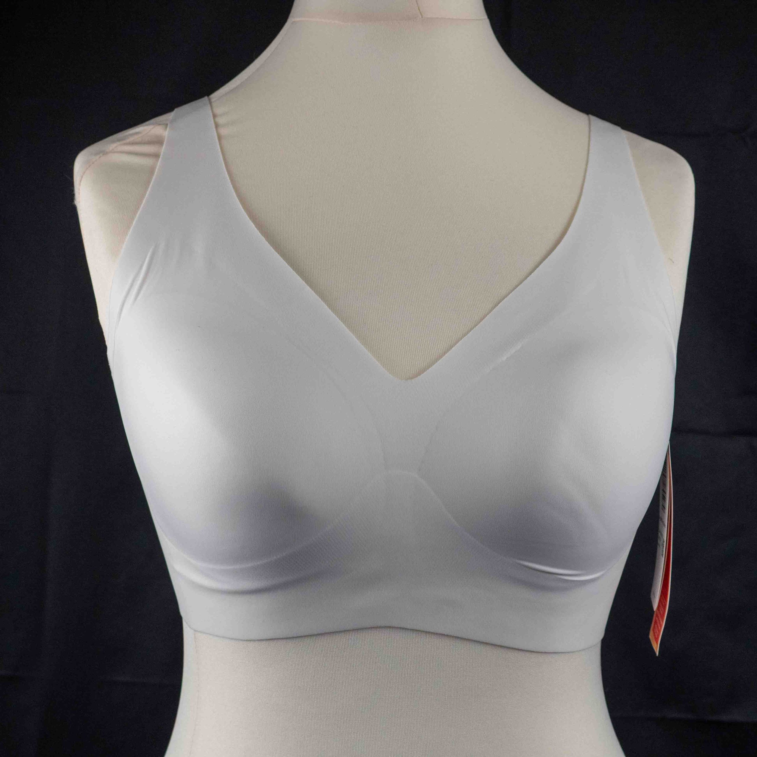 Sloggi White Zero Feel Comfort Bra Size L+ Invisible Support
