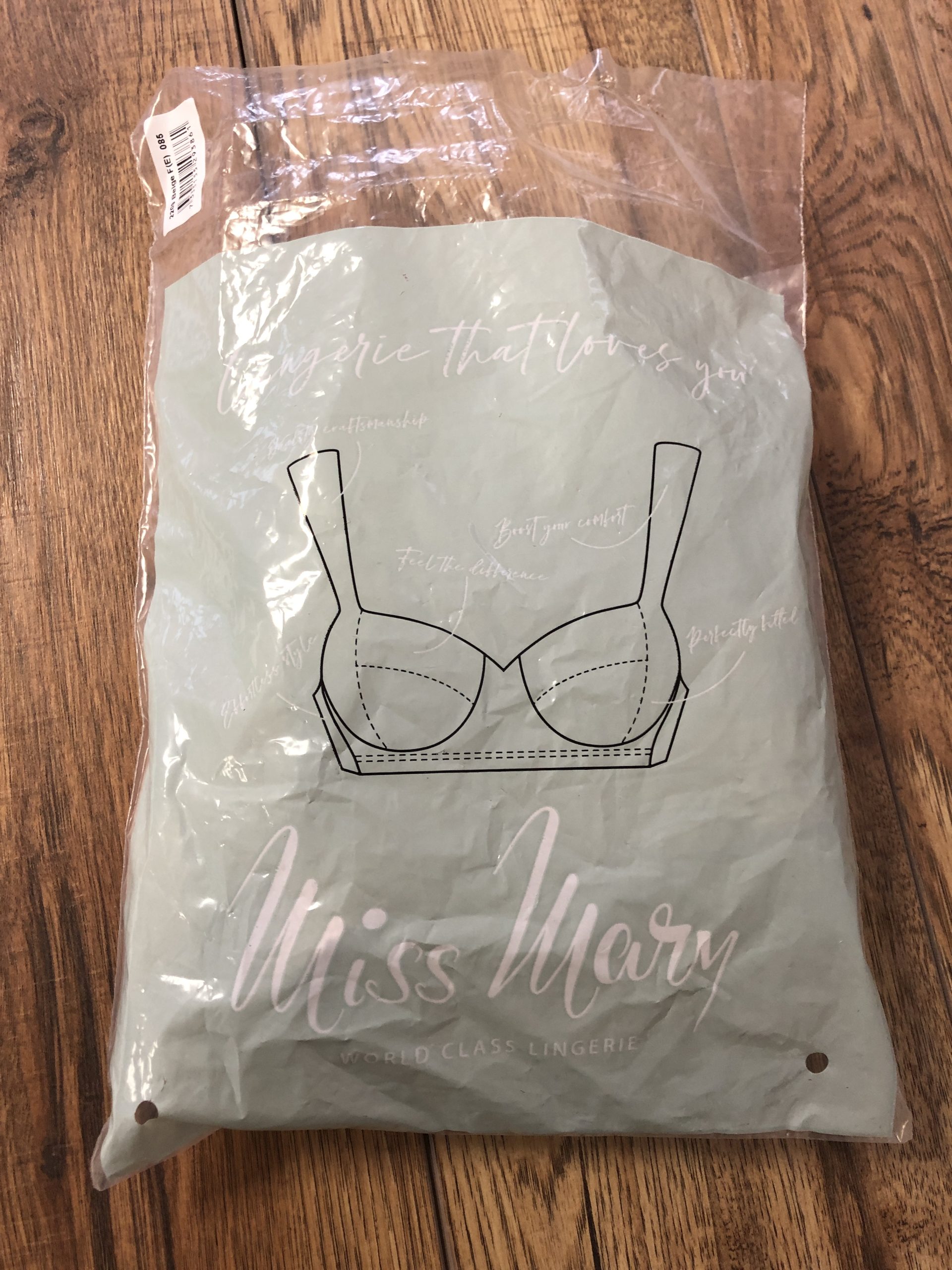 Miss Mary Beige Bra UK 38E Lace Detail New In Packaging image 7