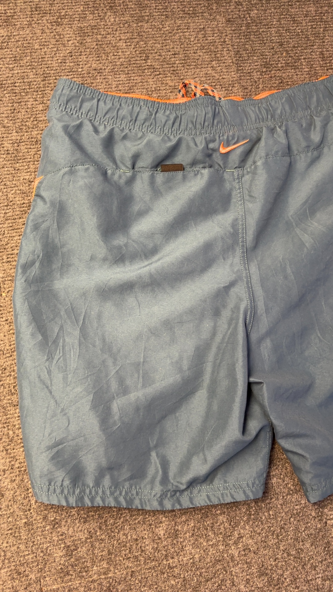 Nike Blue & Orange Swim Shorts Small Polyester image 3