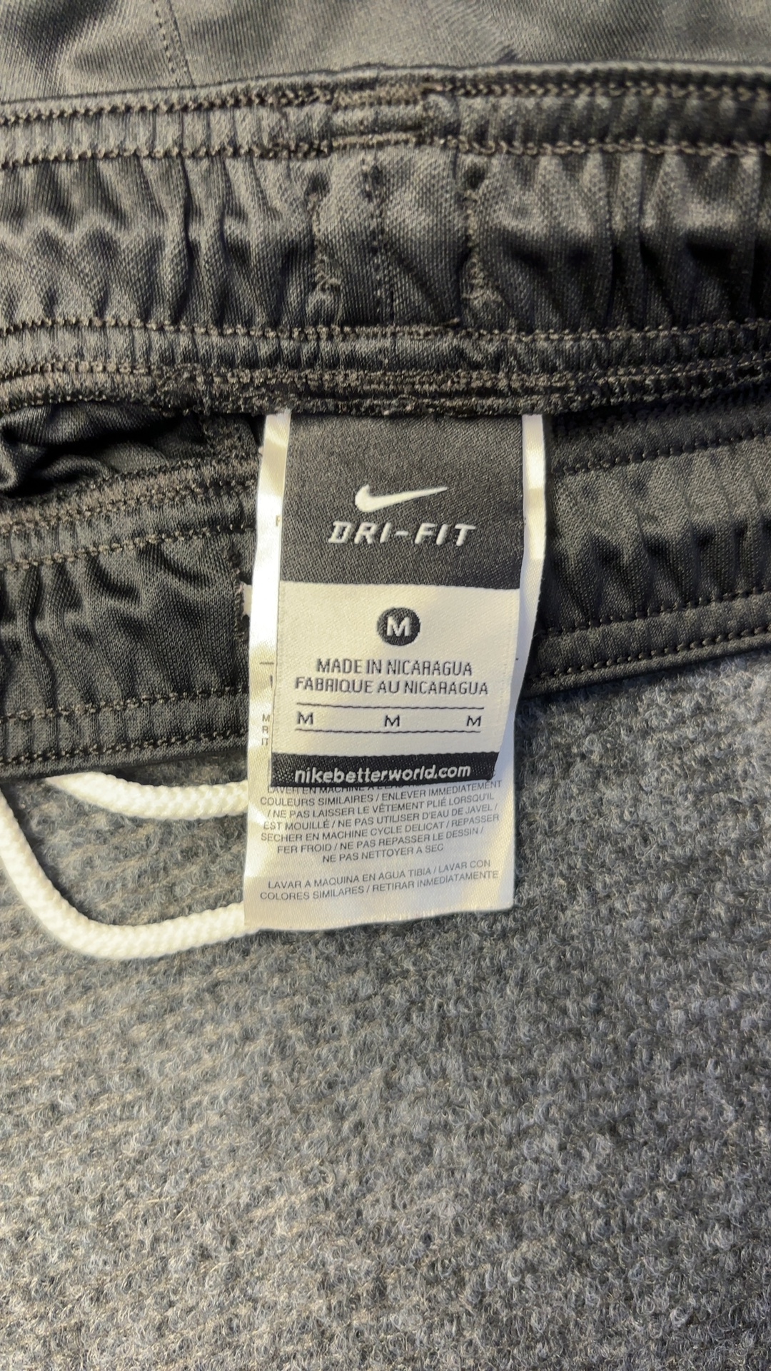 Nike Black Dri-Fit Sports Shorts Medium image 2