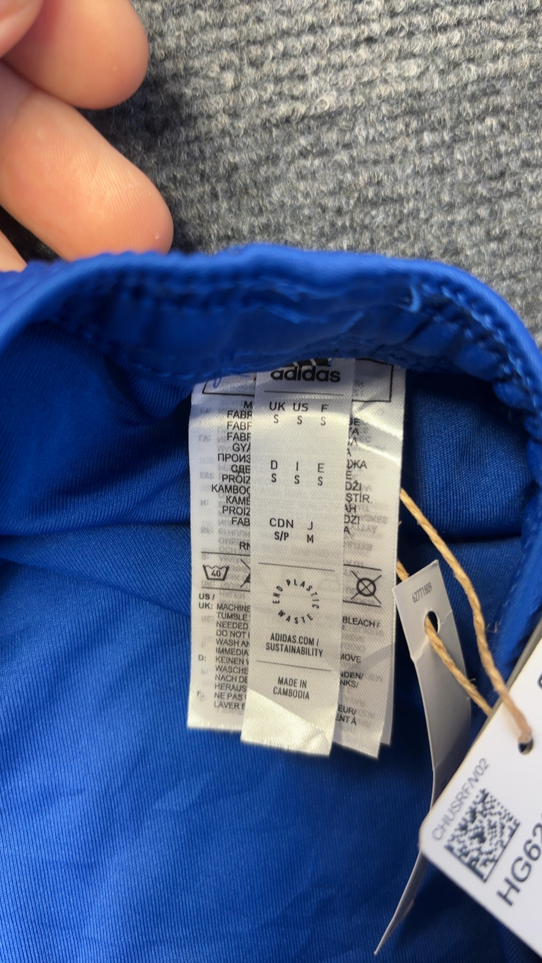 Adidas Royal Blue Football Shorts Small Men image 3
